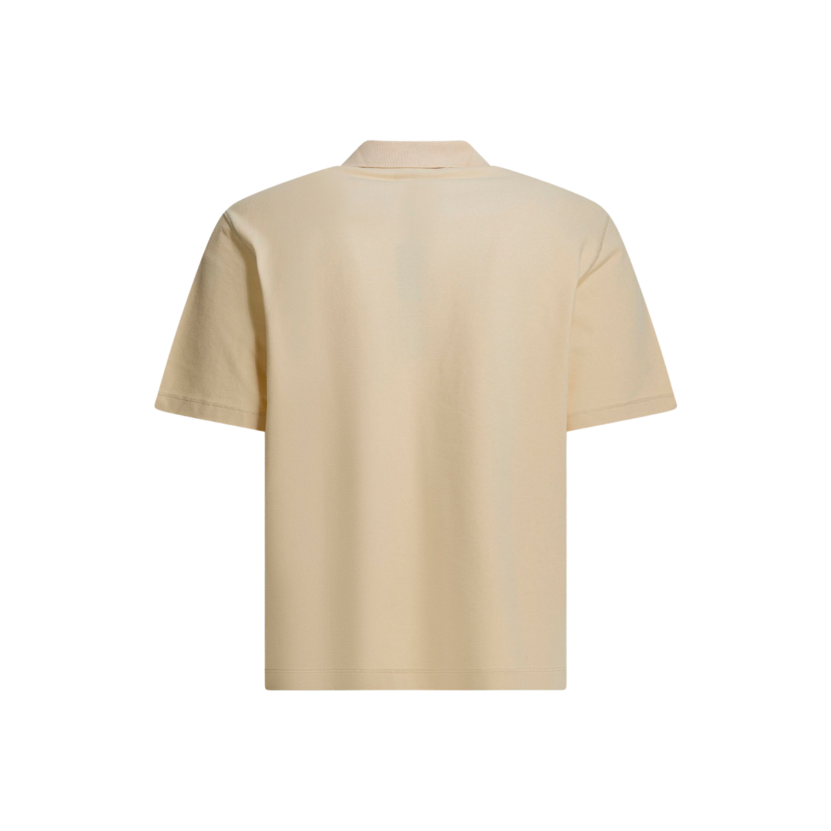 Camiseta Tipo Polo Crema Stone Island Compass