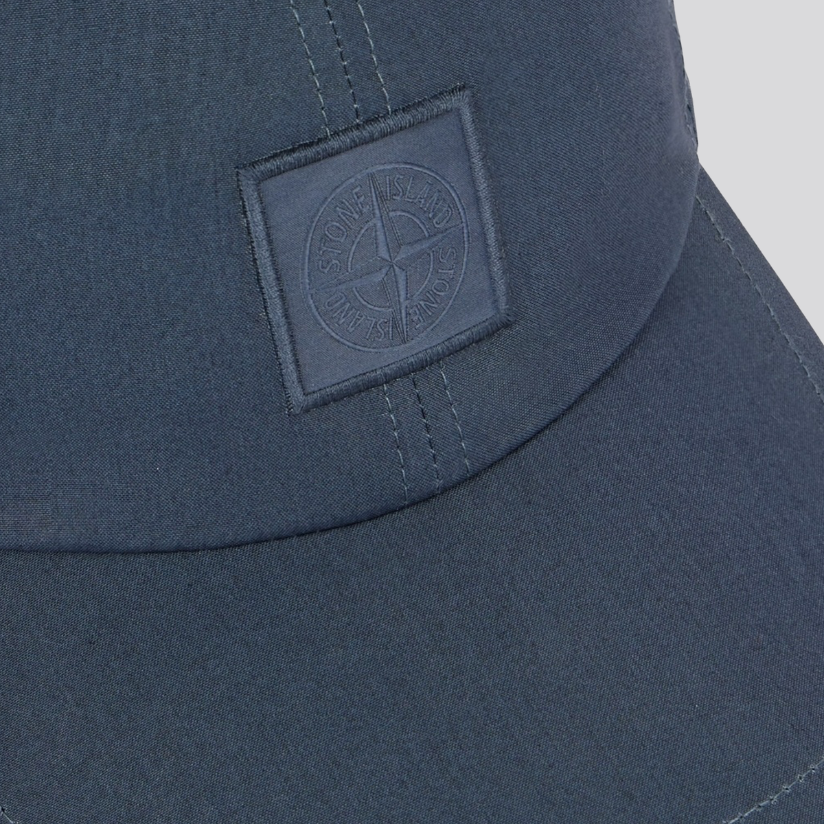 Gorra Azul Stone Island Logo Patch
