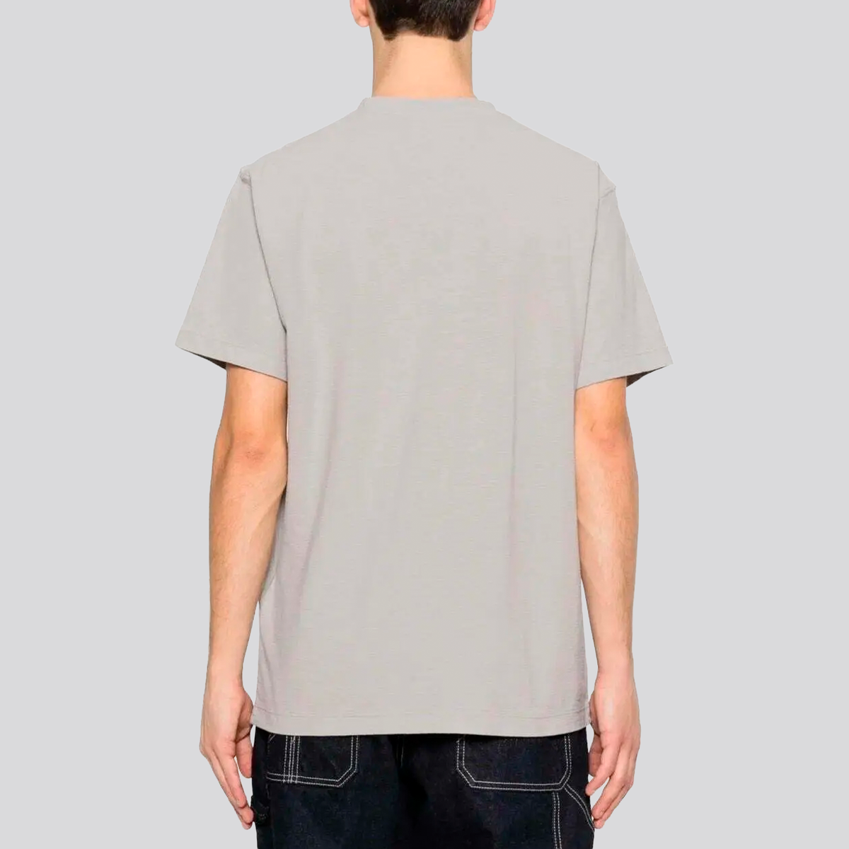 Camiseta Gris Stone Island Compass Ghost
