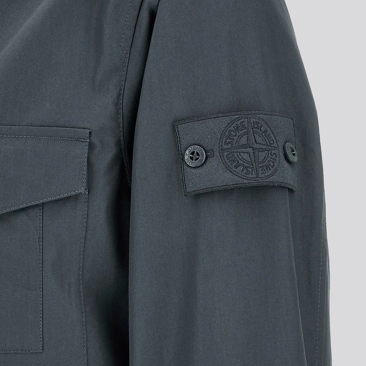 Chaqueta Azul Stone Island Overshirt Ghost