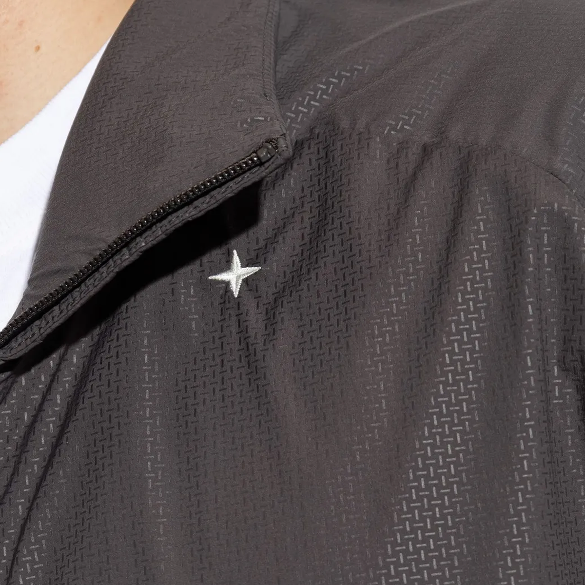 Chaqueta Gris Stone Island Stand Collar