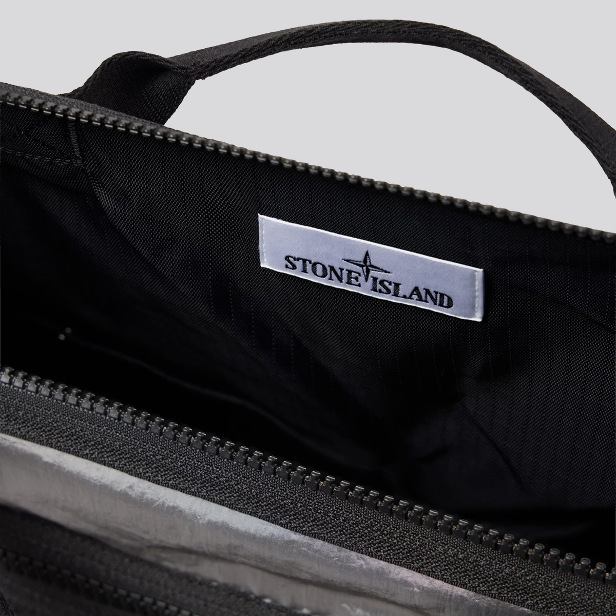 Bolso Gris Stone Island Nylon Metal