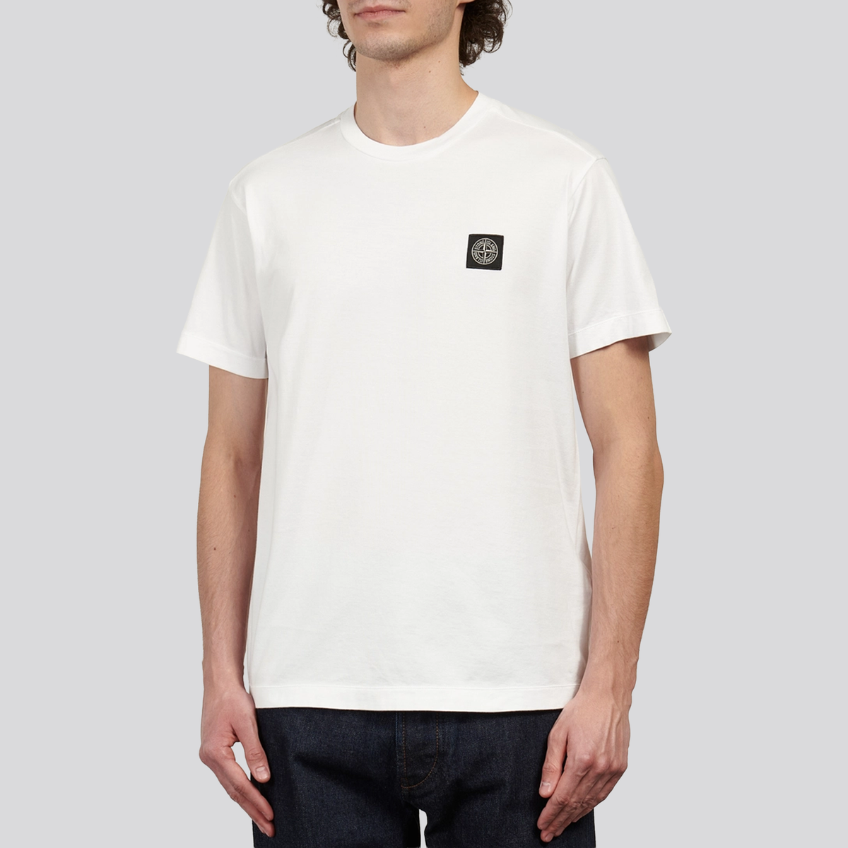 Camiseta Blanca Stone Island Compass