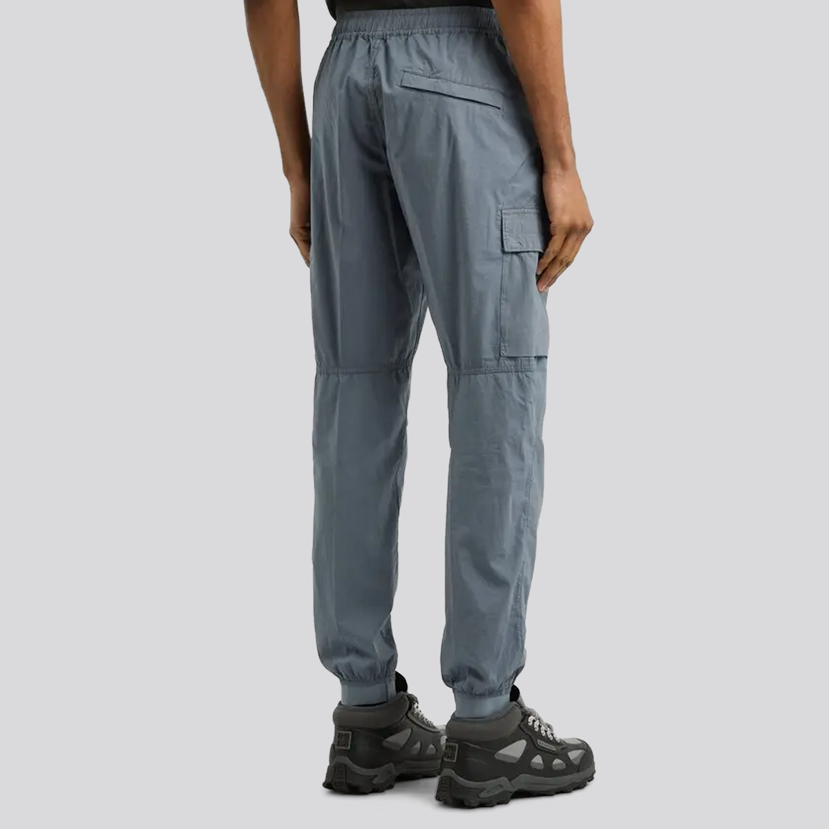 Pantalón Azul Stone Island Logo Patch Paracadute