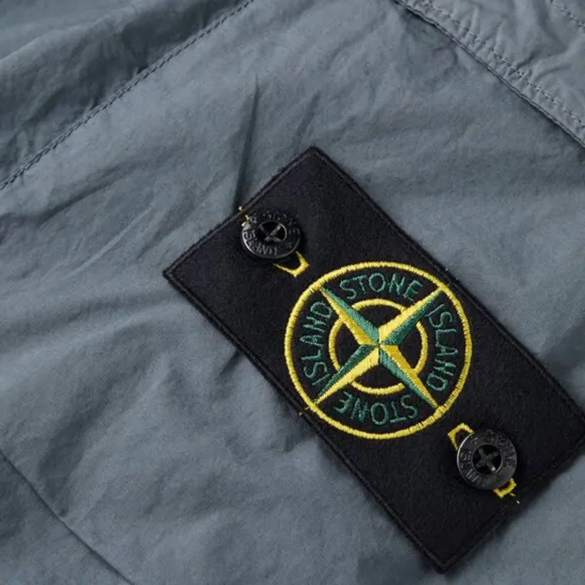 Pantalón Azul Stone Island Logo Patch Paracadute