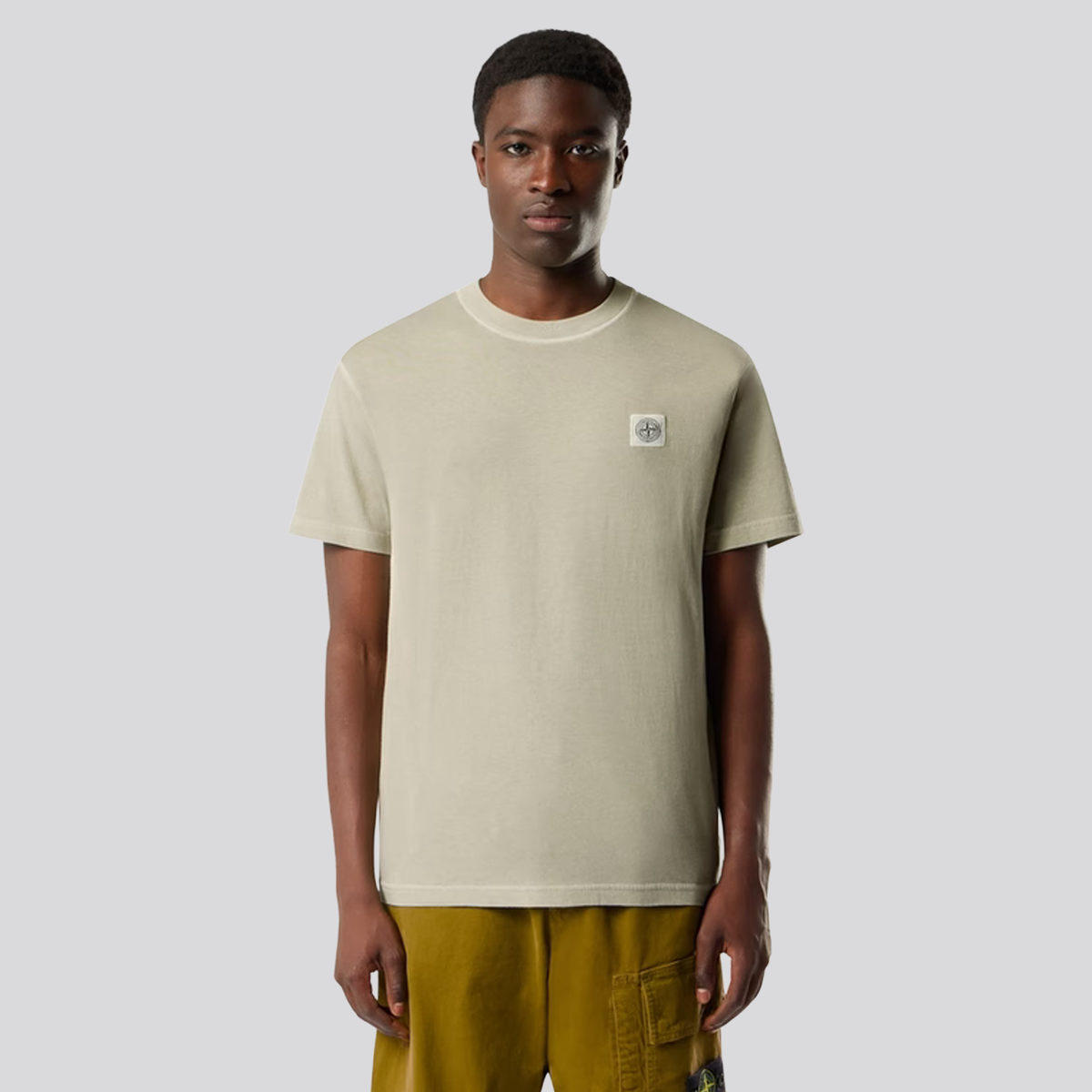 Camiseta Gris Stone Island Compass