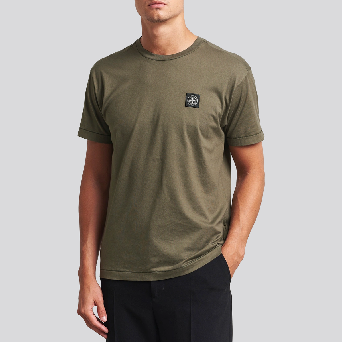 Camiseta Verde Stone Island Compass