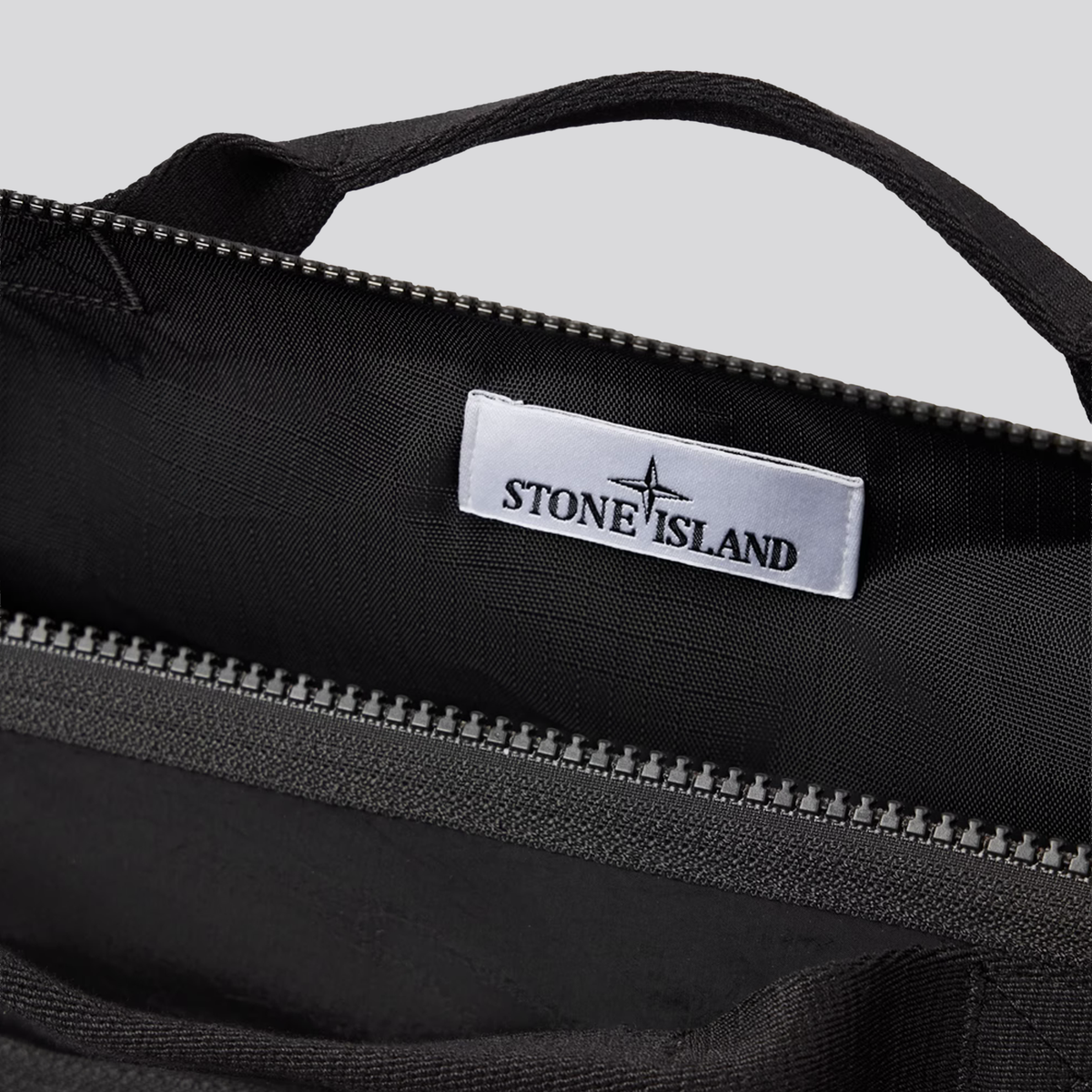 Bolso Negro Stone Island Nylon Metal