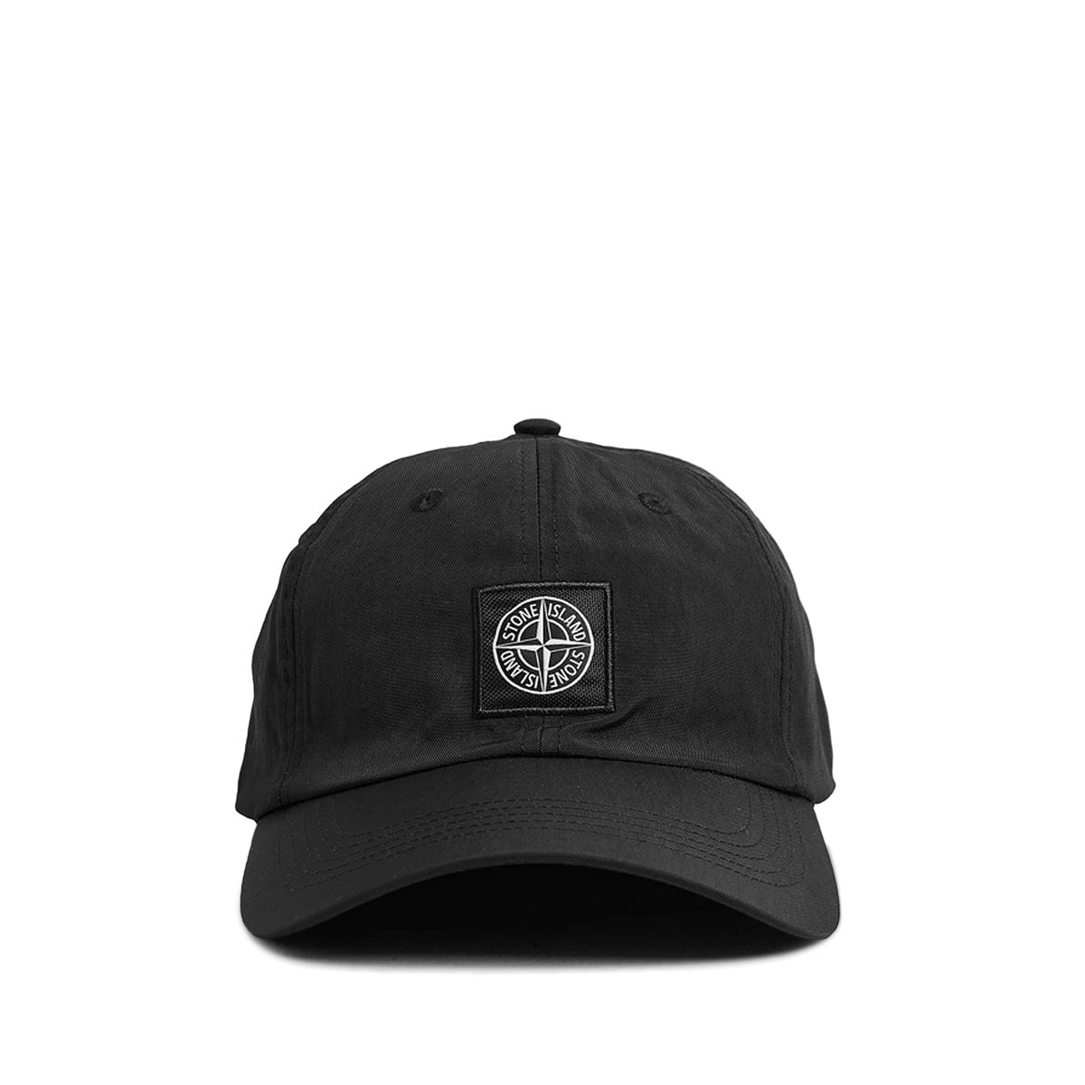 Gorra Negra Stone Island Patch
