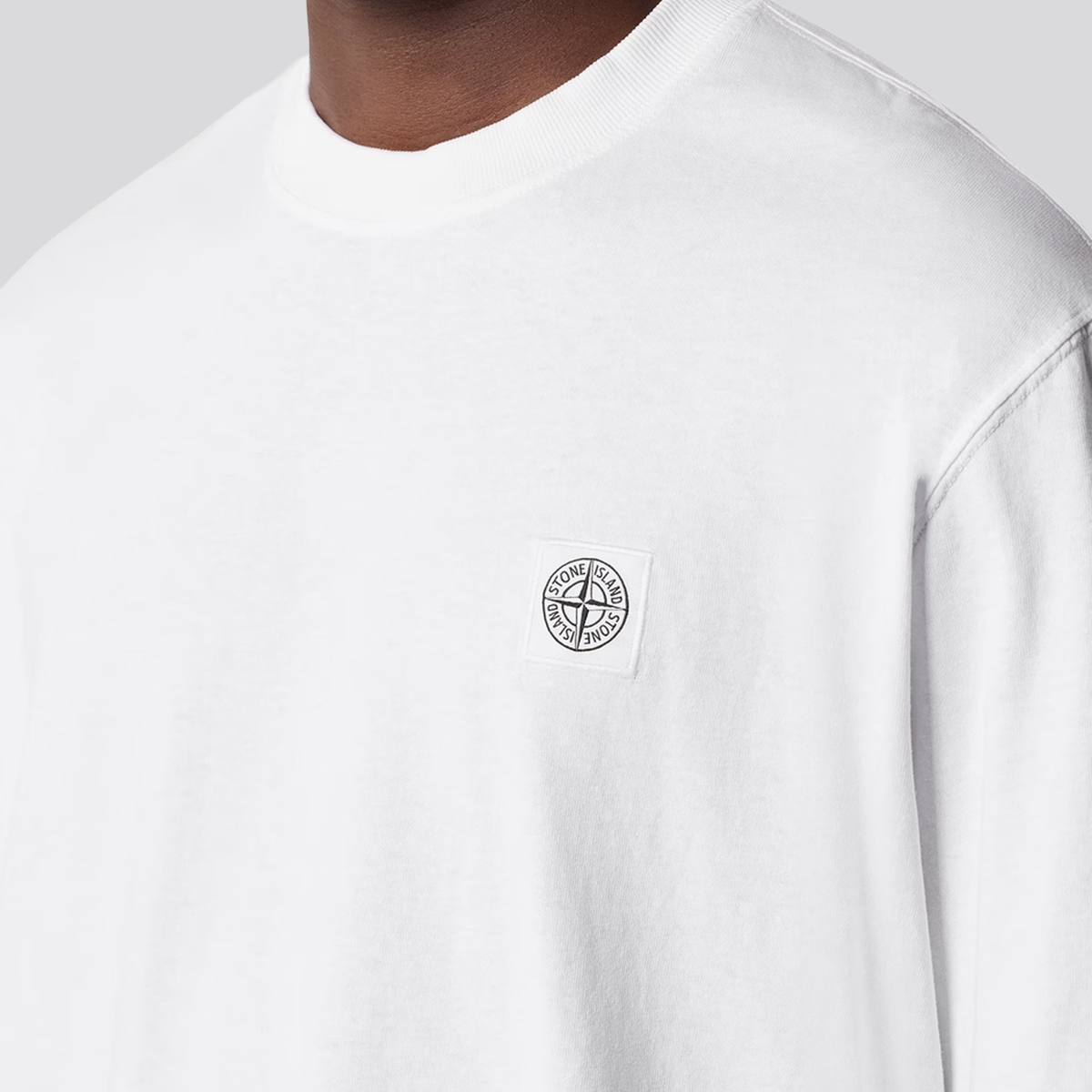 Camiseta Blanca Stone Island Compass