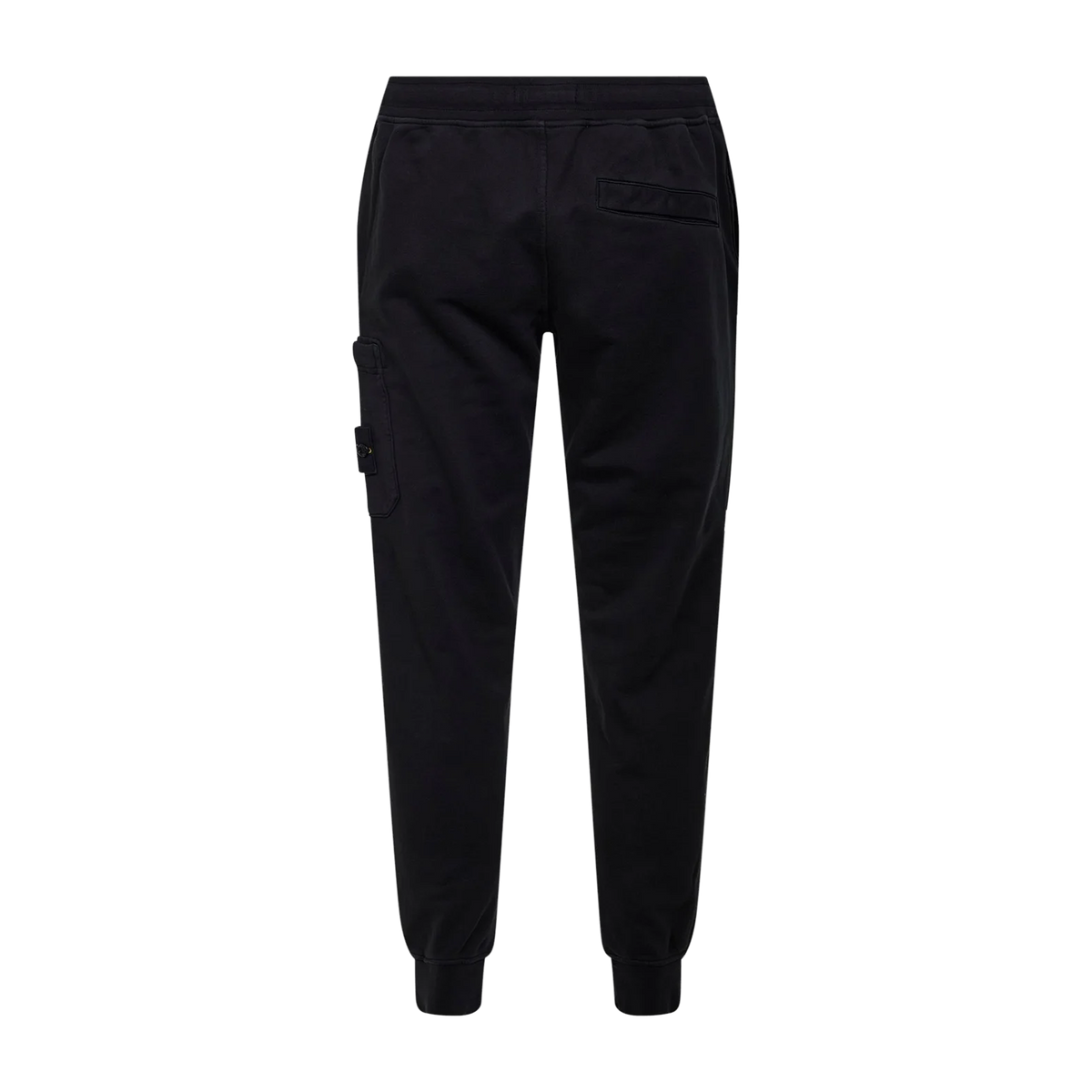 Sudadera Negra Stone Island Pocket Logo Patch