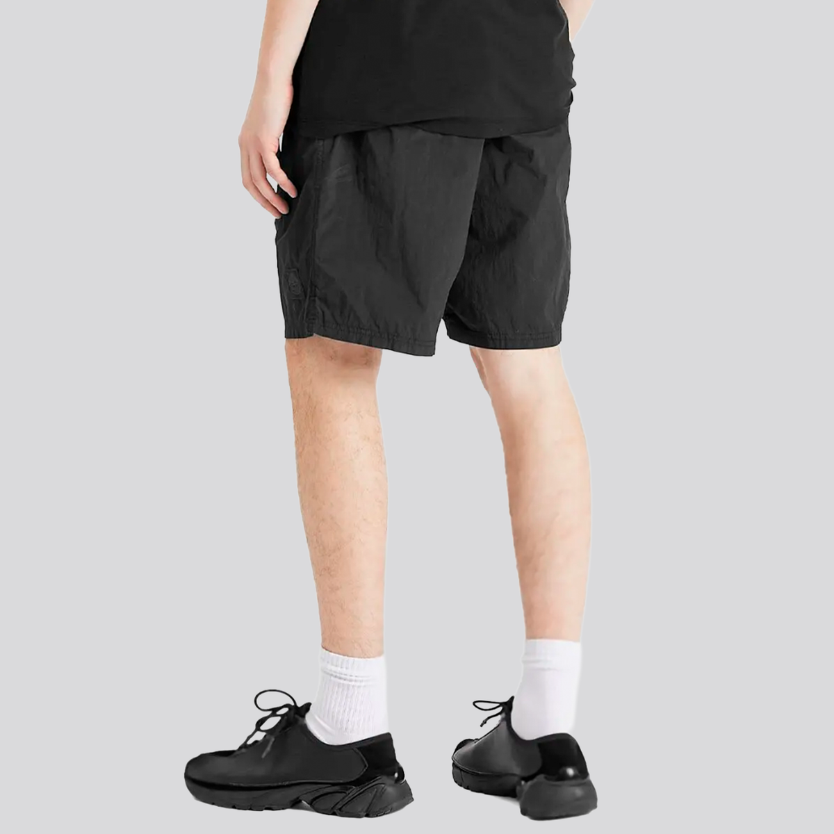 Pantaloneta Negra Stone Island Ghost