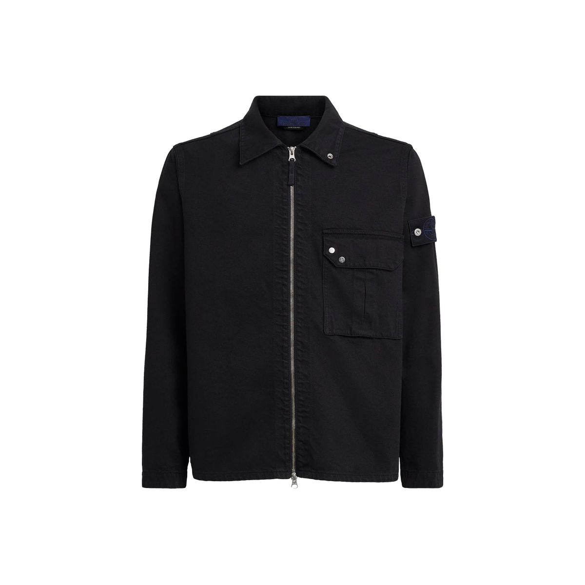 Chaqueta Negra Stone Island Overshirt Marina