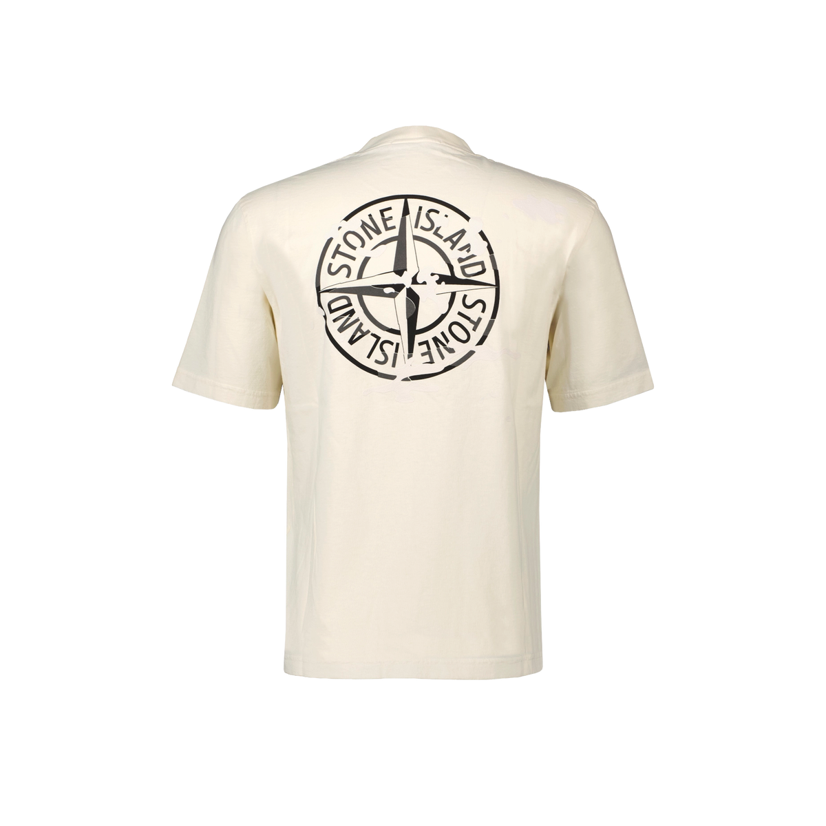 Camiseta Blanca Stone Island Back Logo