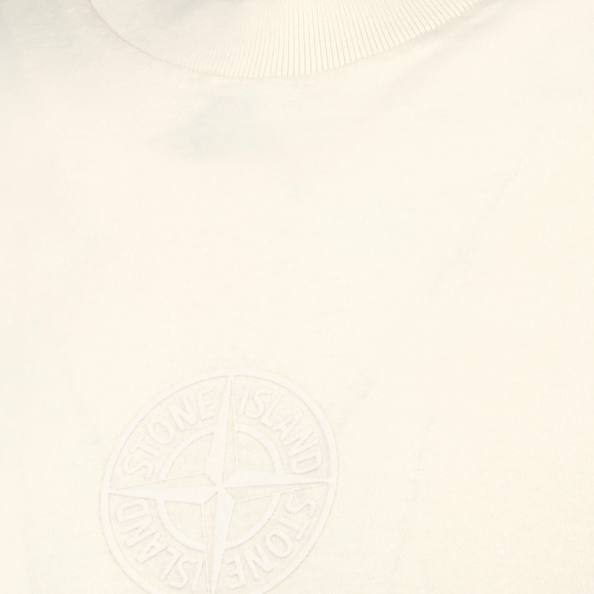 Camiseta Blanca Stone Island Back Logo