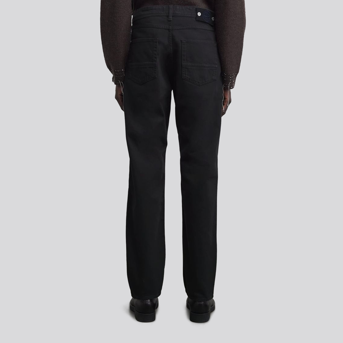 Jean Negro Stone Island Regular Straight