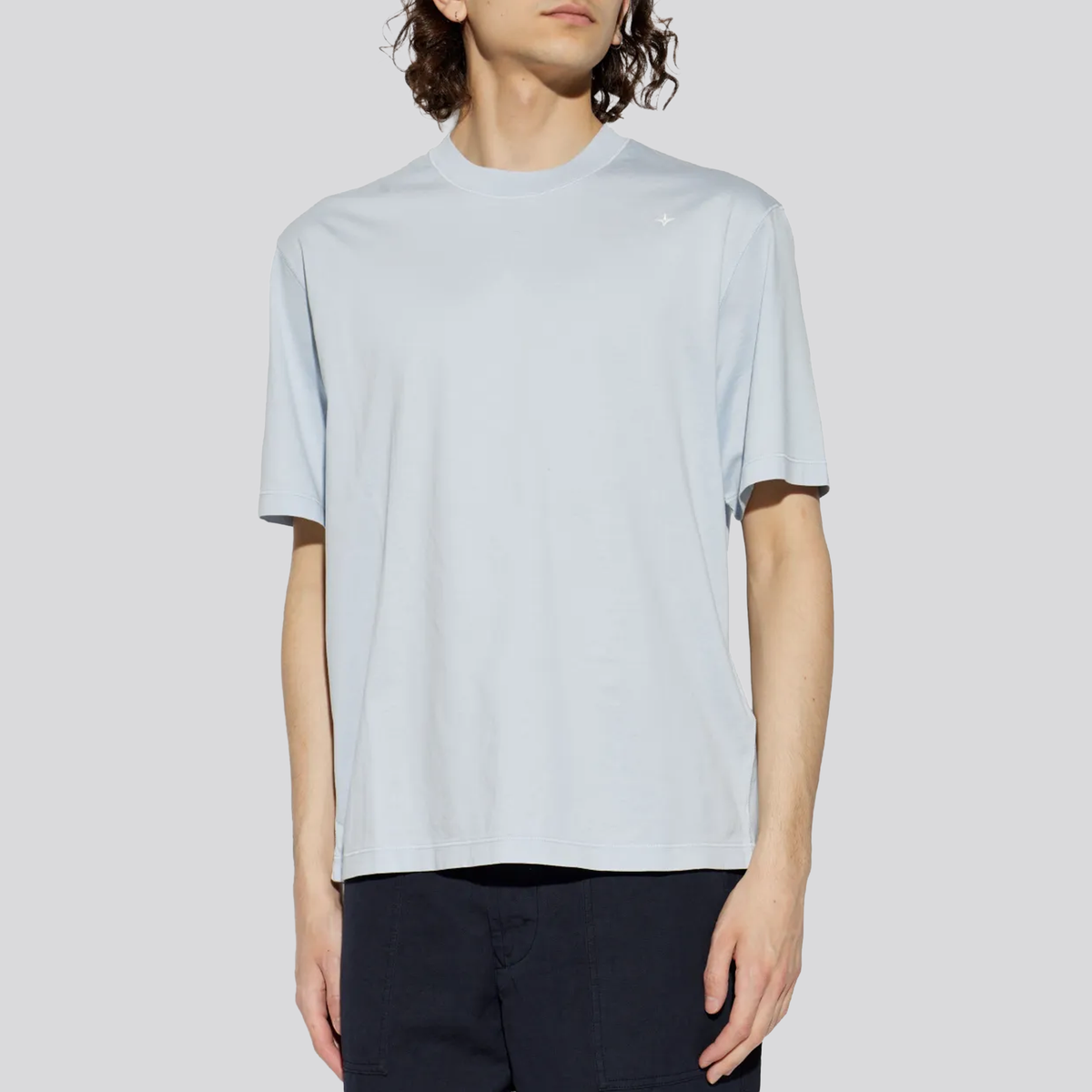 Camiseta Celeste Stone Island Compass