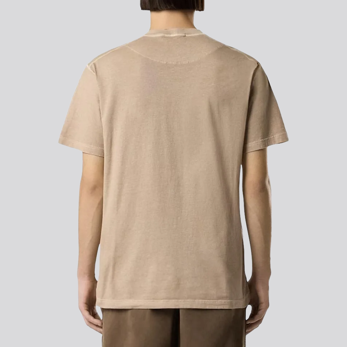 Camiseta Beige Stone Island Compass