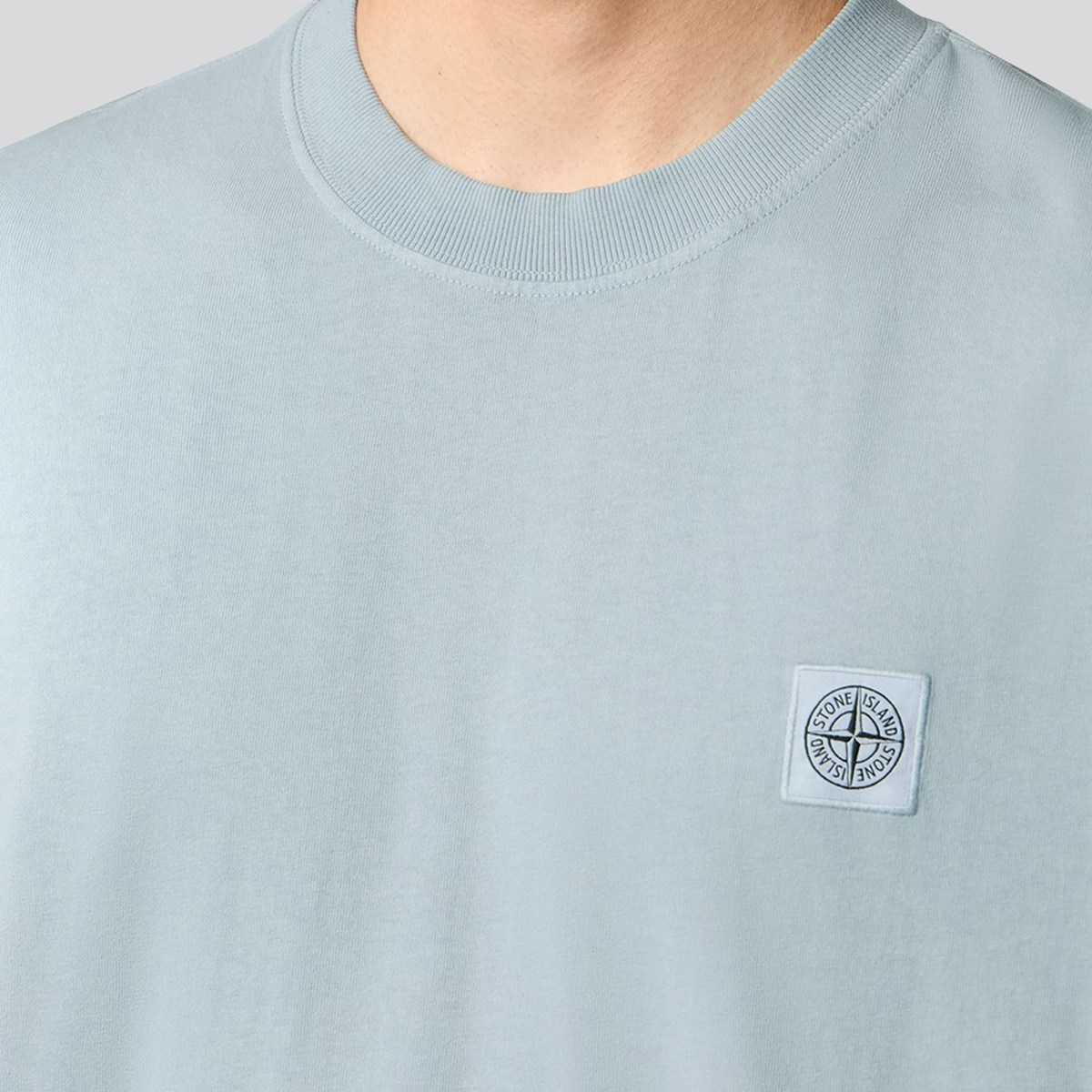Camiseta Gris Stone Island Compass