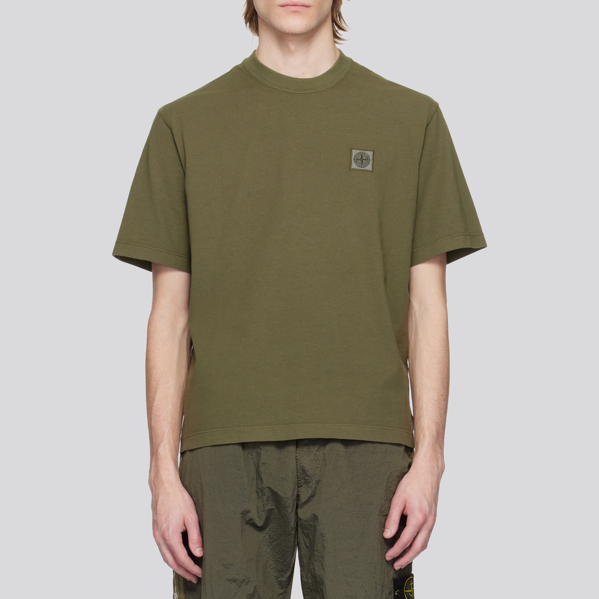 Camiseta Verde Stone Island Compass