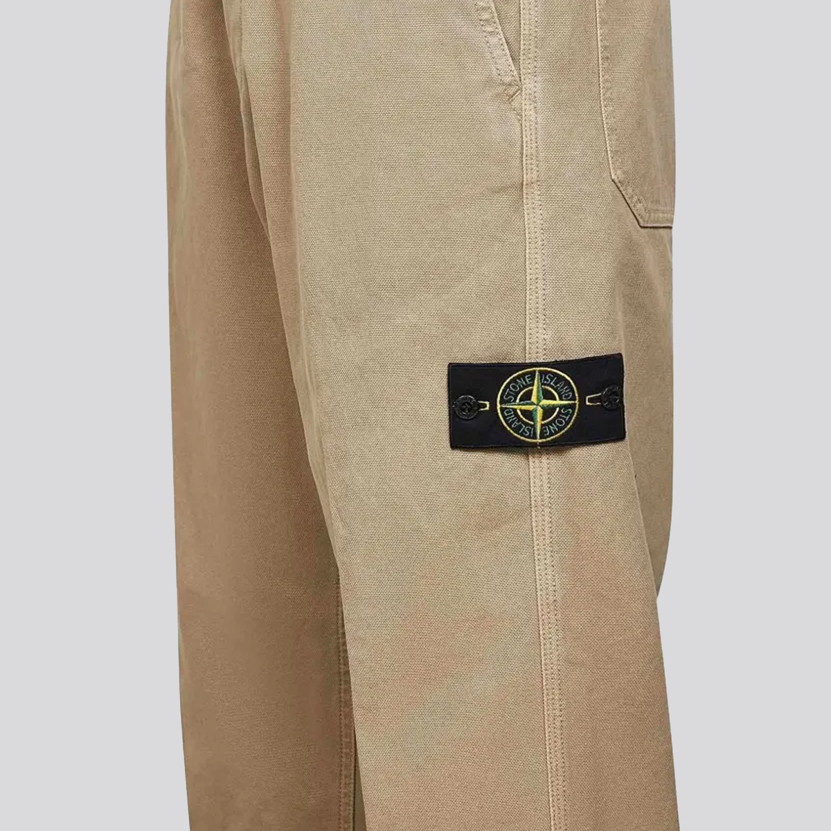 Pantalón Beige Stone Island Brushed