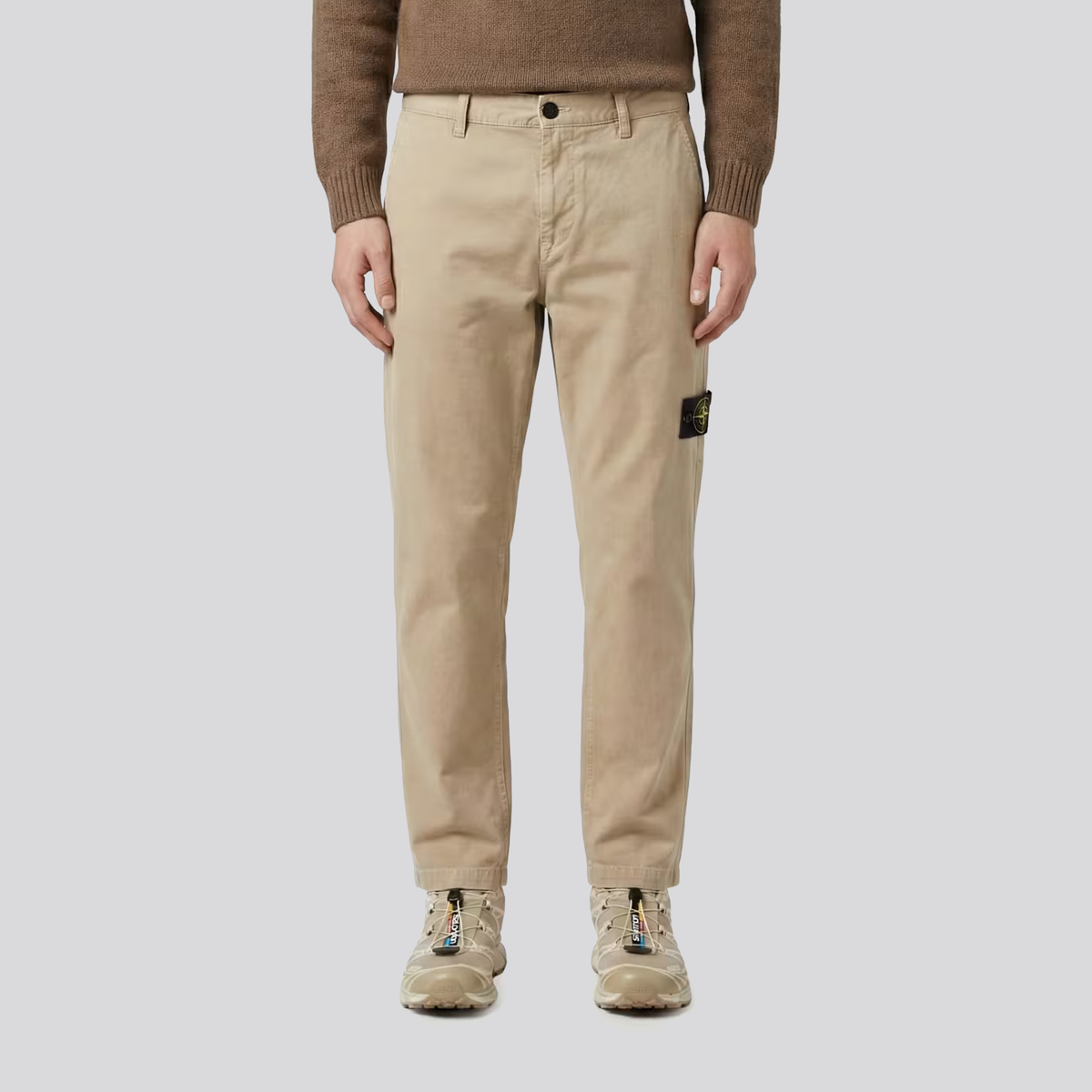 Pantalón Beige Stone Island Brushed