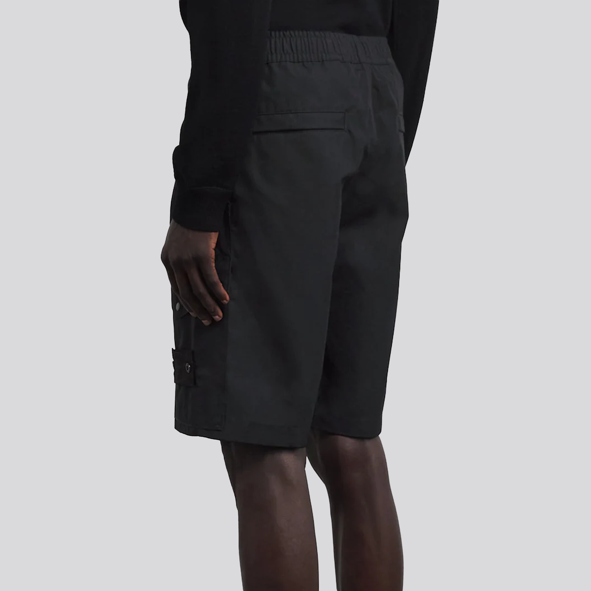 Short Negro Stone Island Ghost
