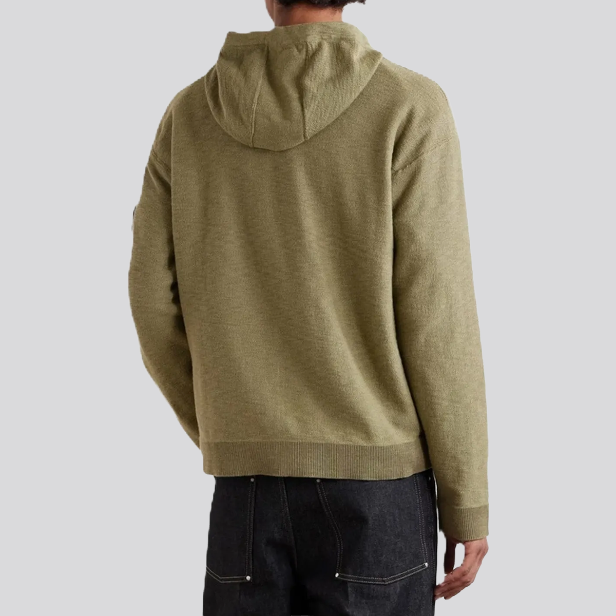 Buzo Verde Stone Island Zip Plus Stitch