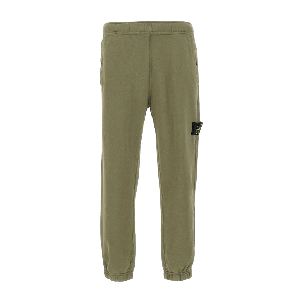 Sudadera Verde Stone Island Logo Patch