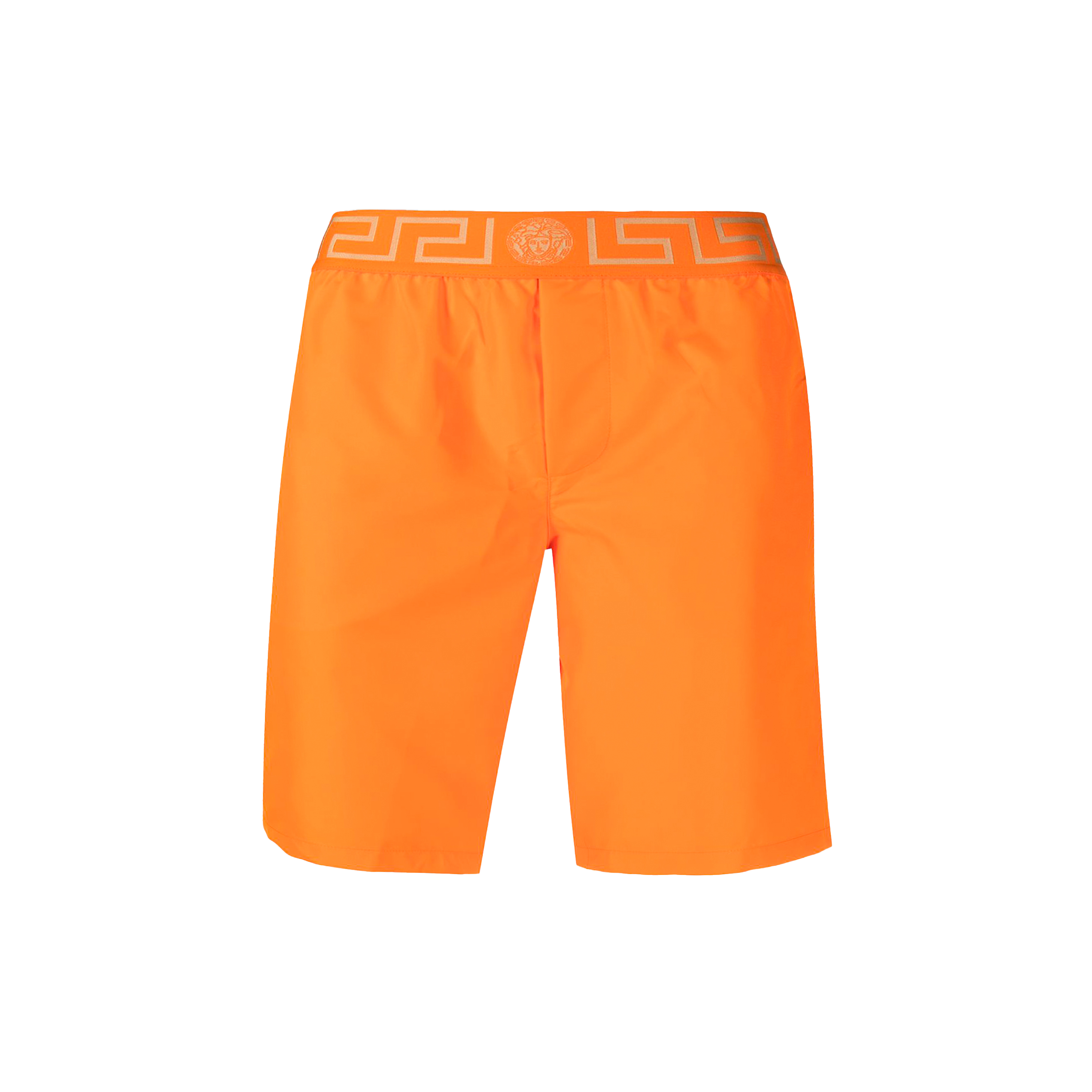 Pantaloneta Naranjada Versace Greca