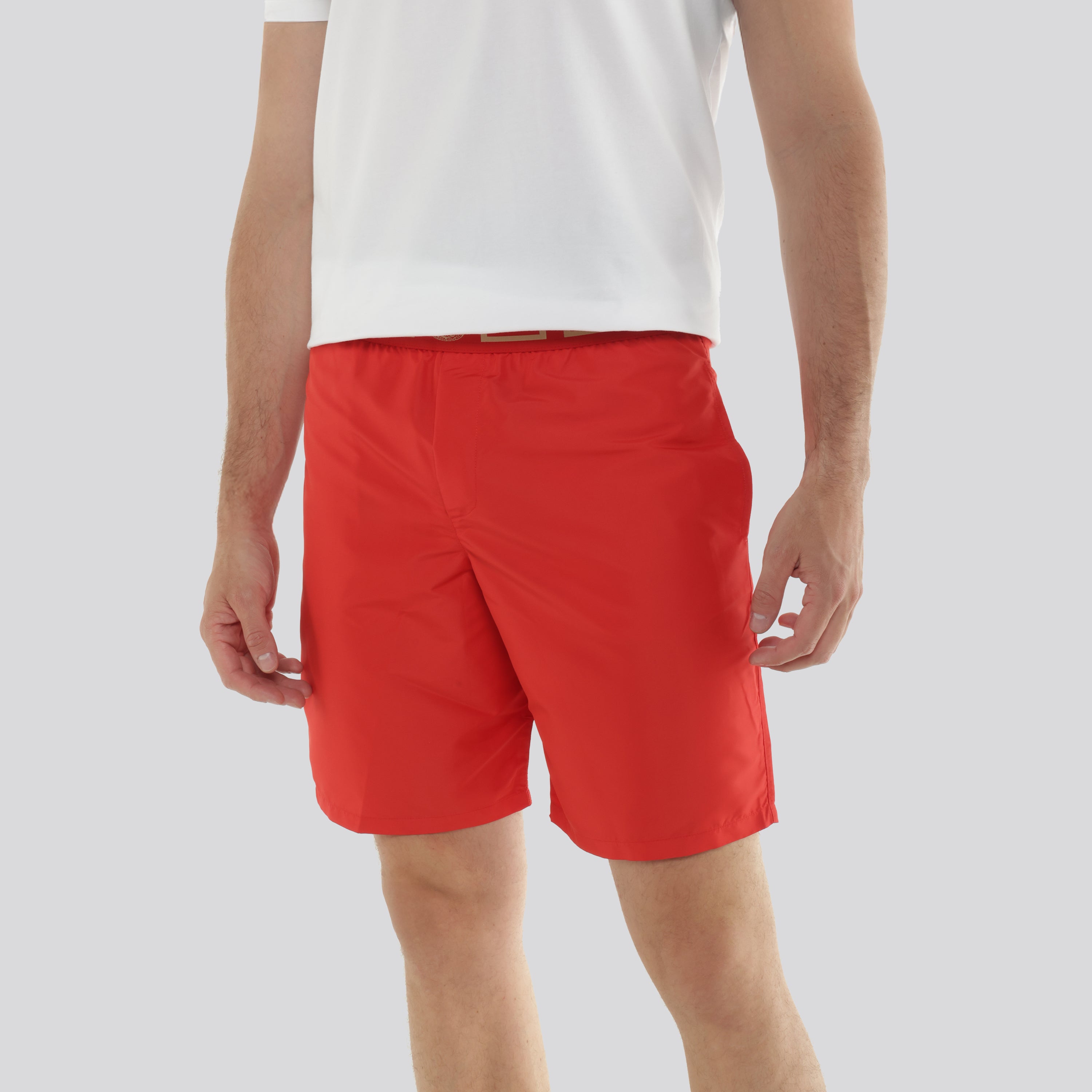 Pantaloneta Roja Versace Greca