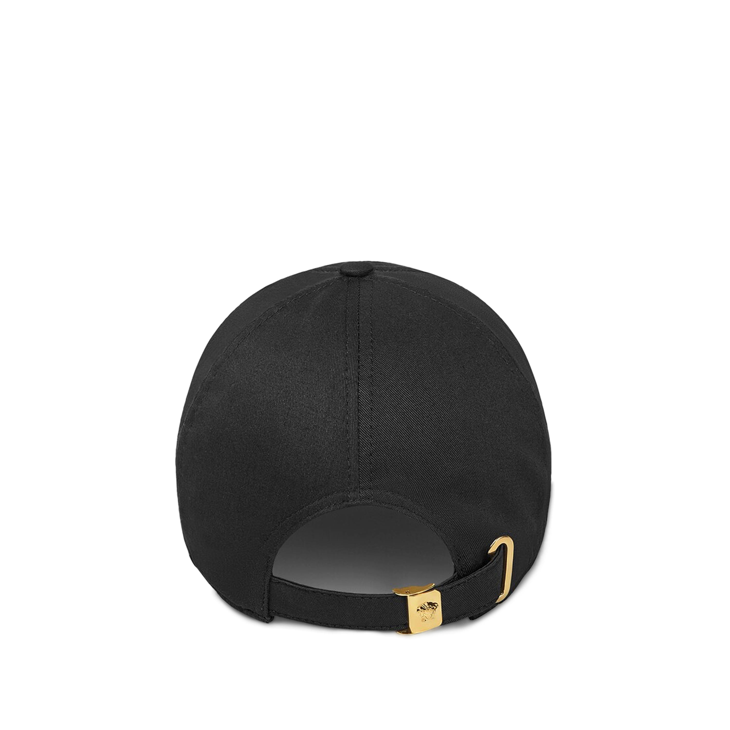 Gorra Negra Versace Medusa Plaque