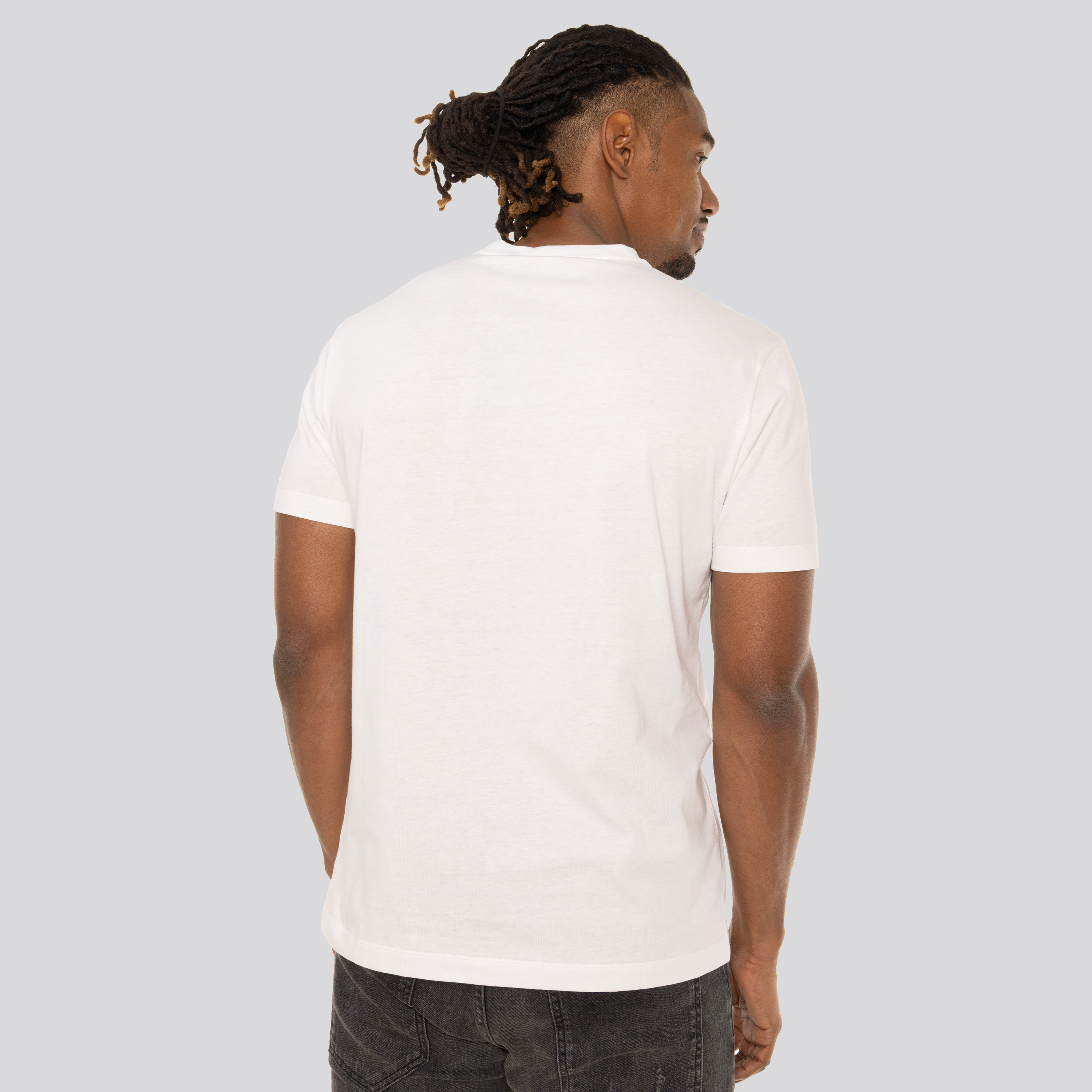 Camiseta Blanca Versace Crystals Medusa