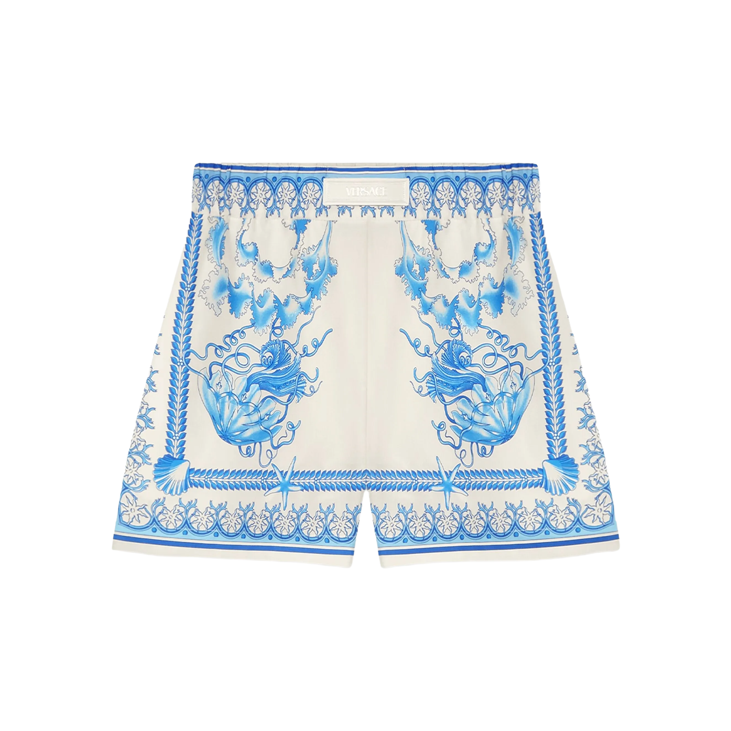 Short Azul Versace Barocco