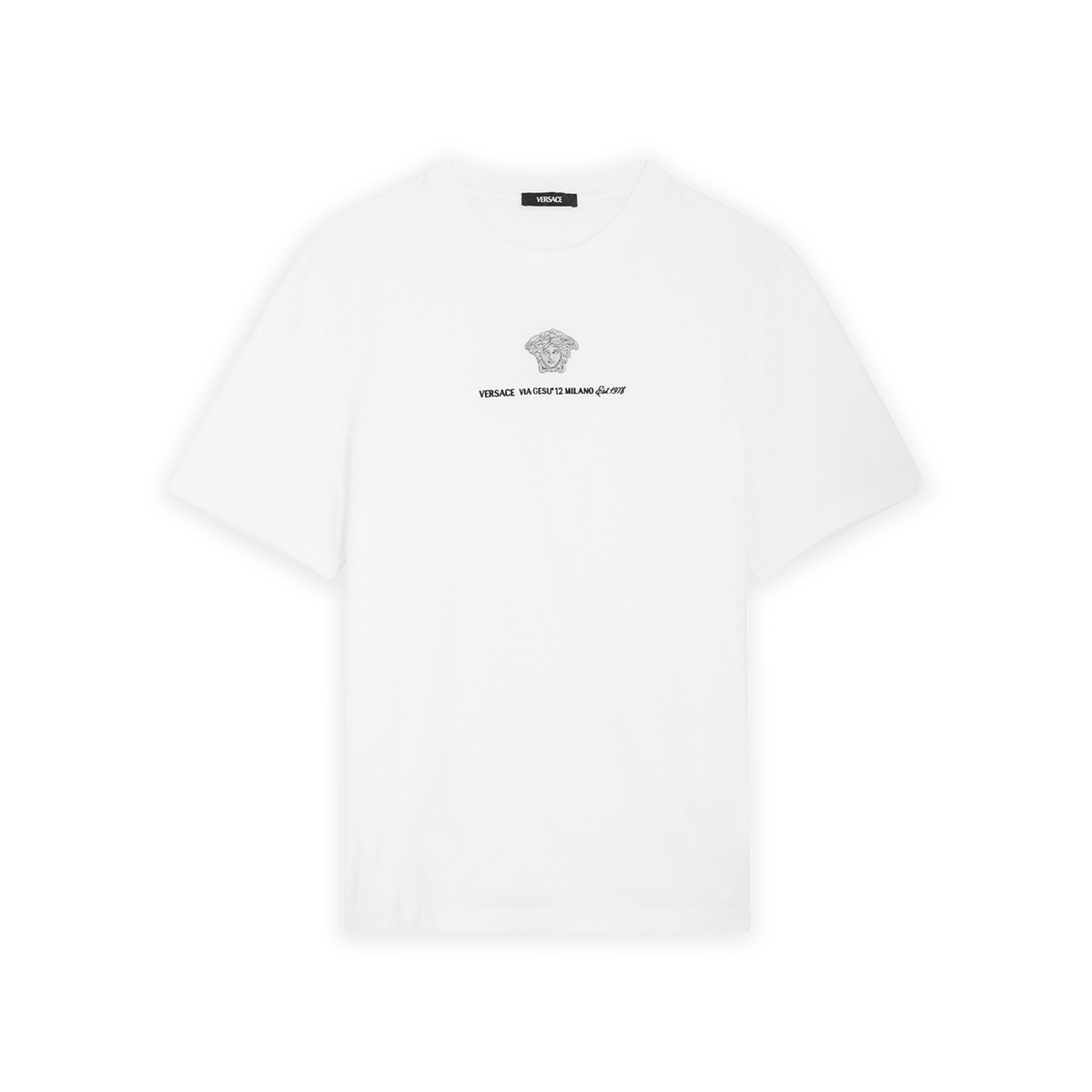 Camiseta Blanca Versace Via Gesu
