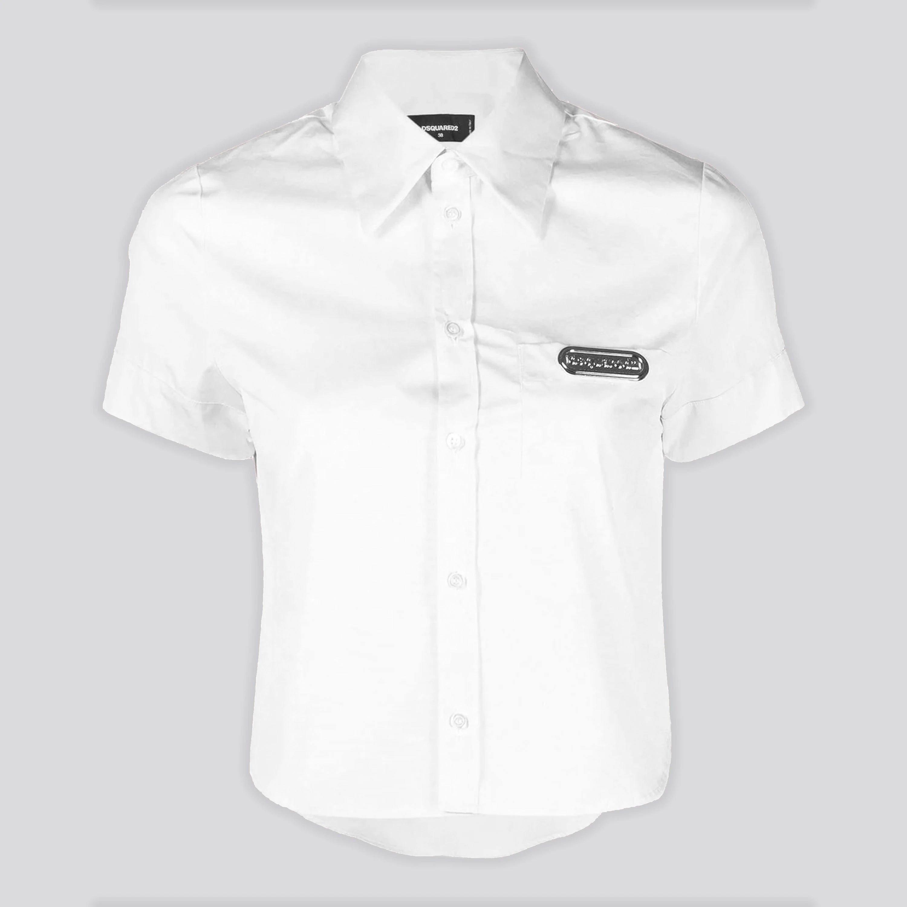 Camisa Blanca Dsquared2 Tag