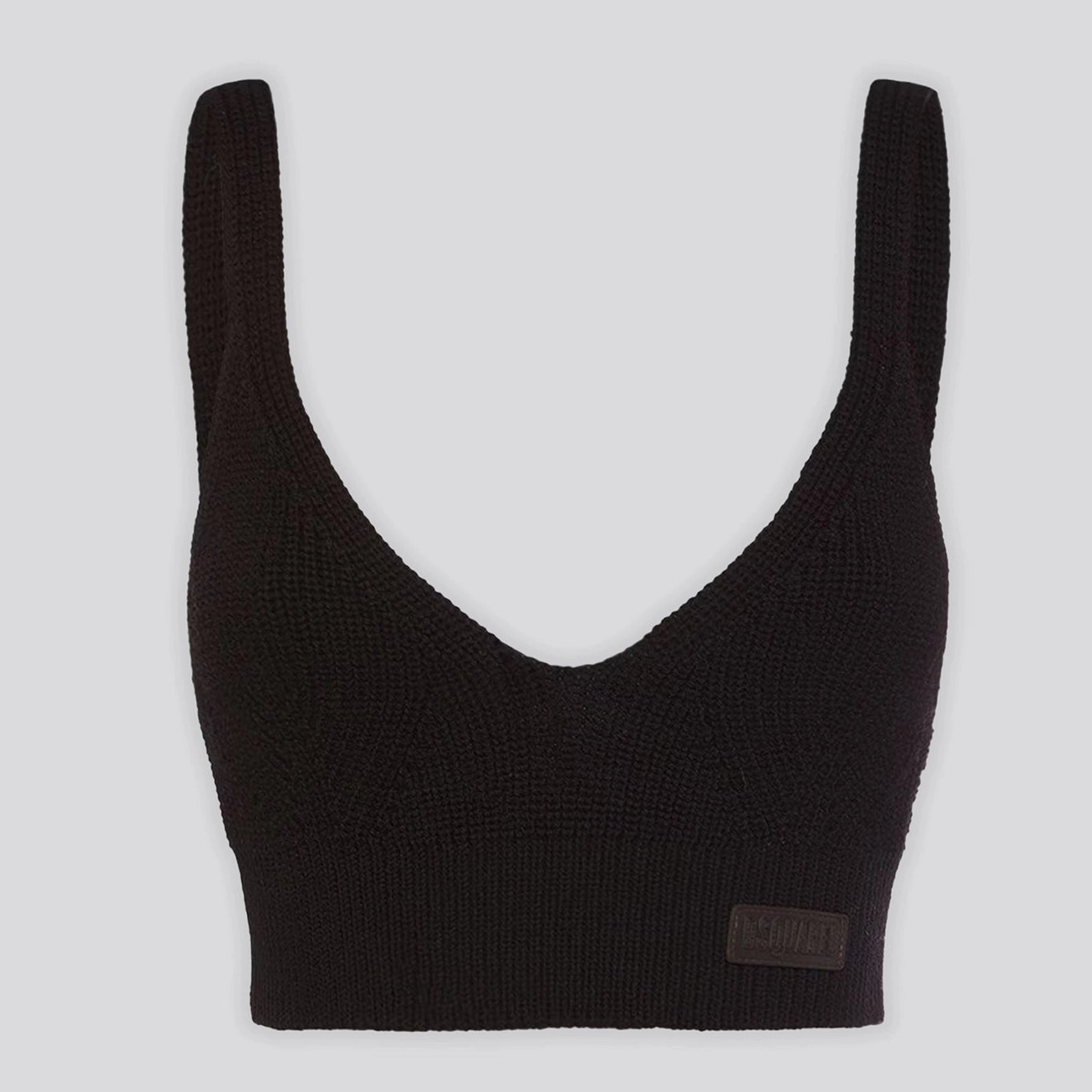 Top Negro Dsquared2 Tag Logo