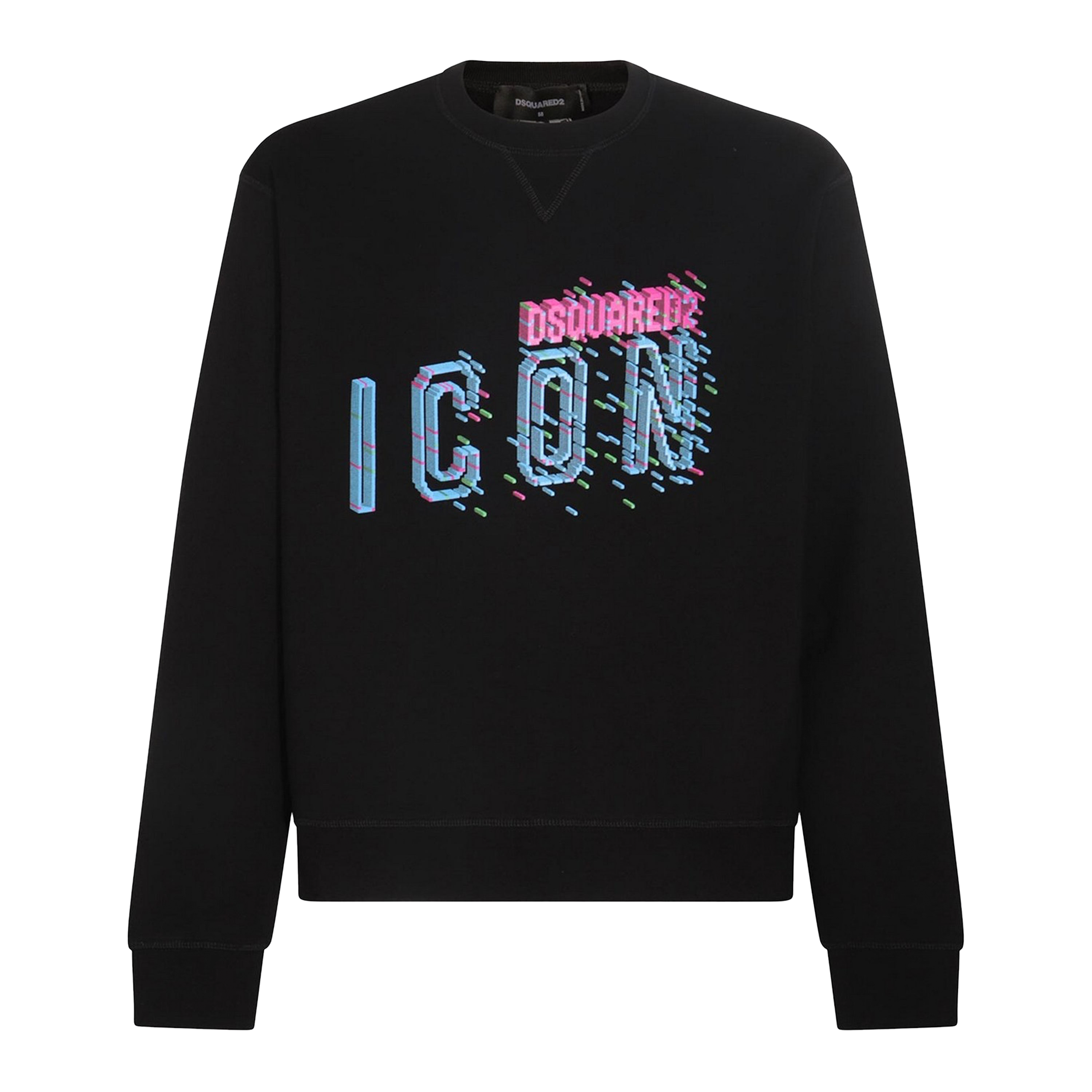 Buzo Negro Dsquared2 Intarsia W