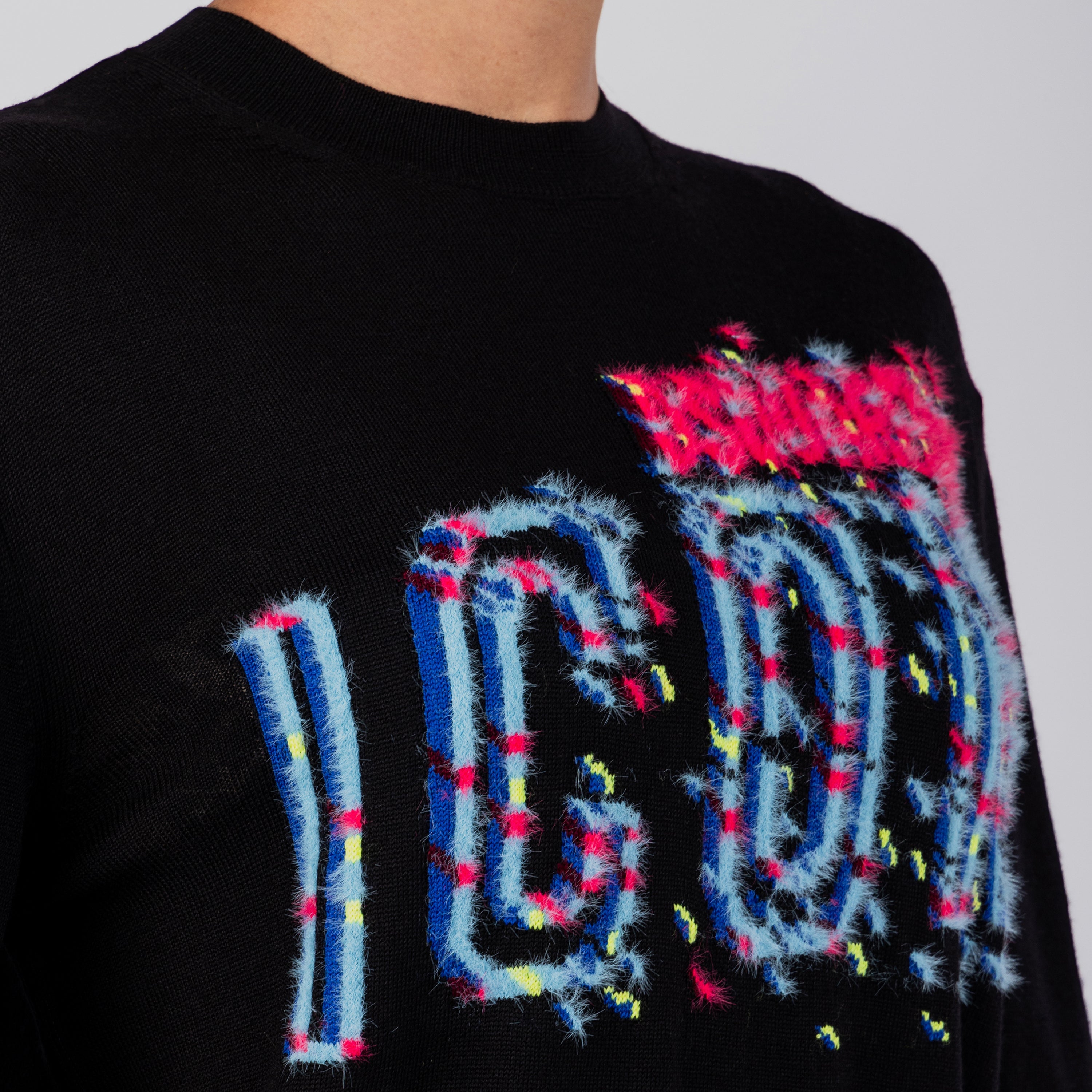Buzo Negro Dsquared2 Intarsia W