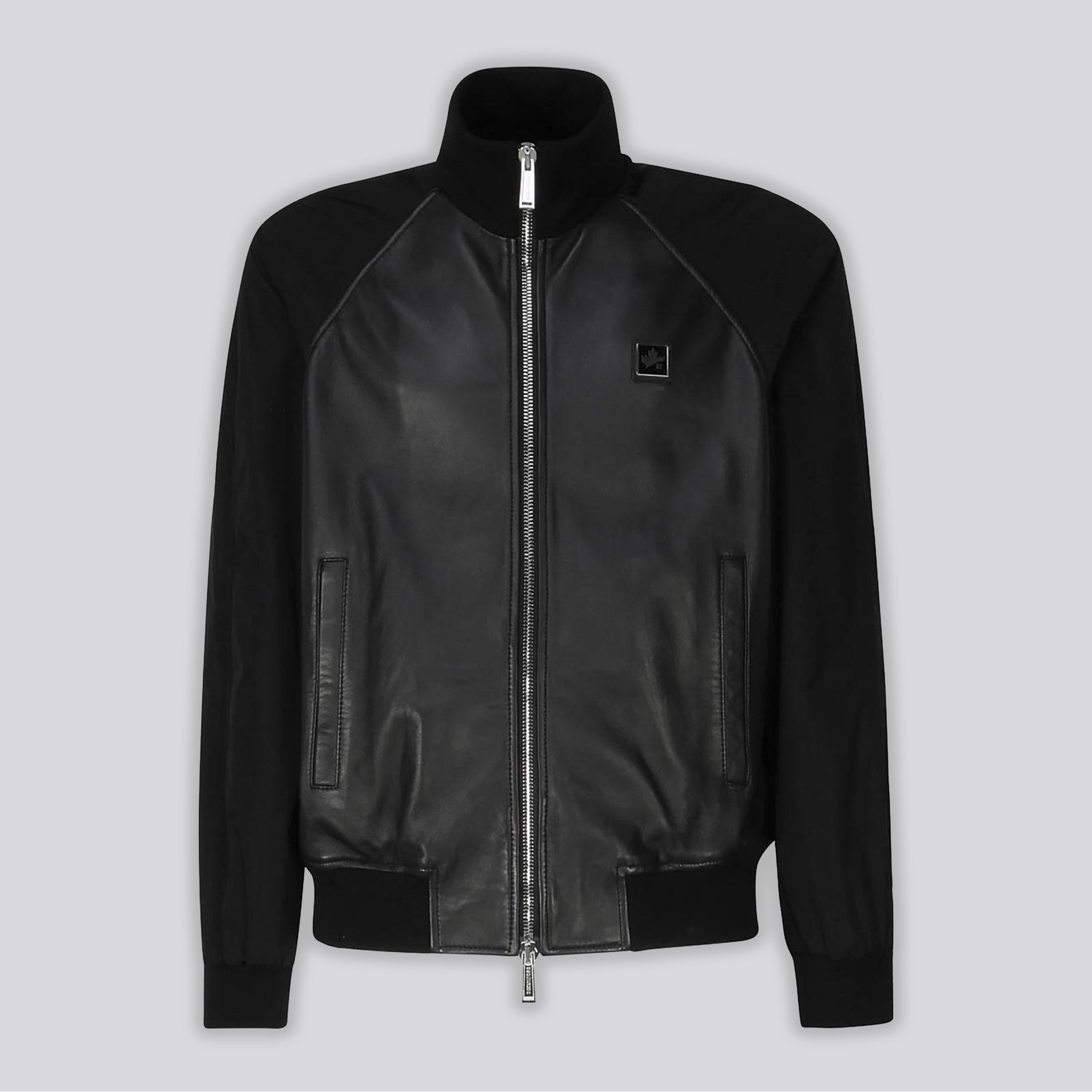 Chaqueta Negra Dsquared2 Panelled