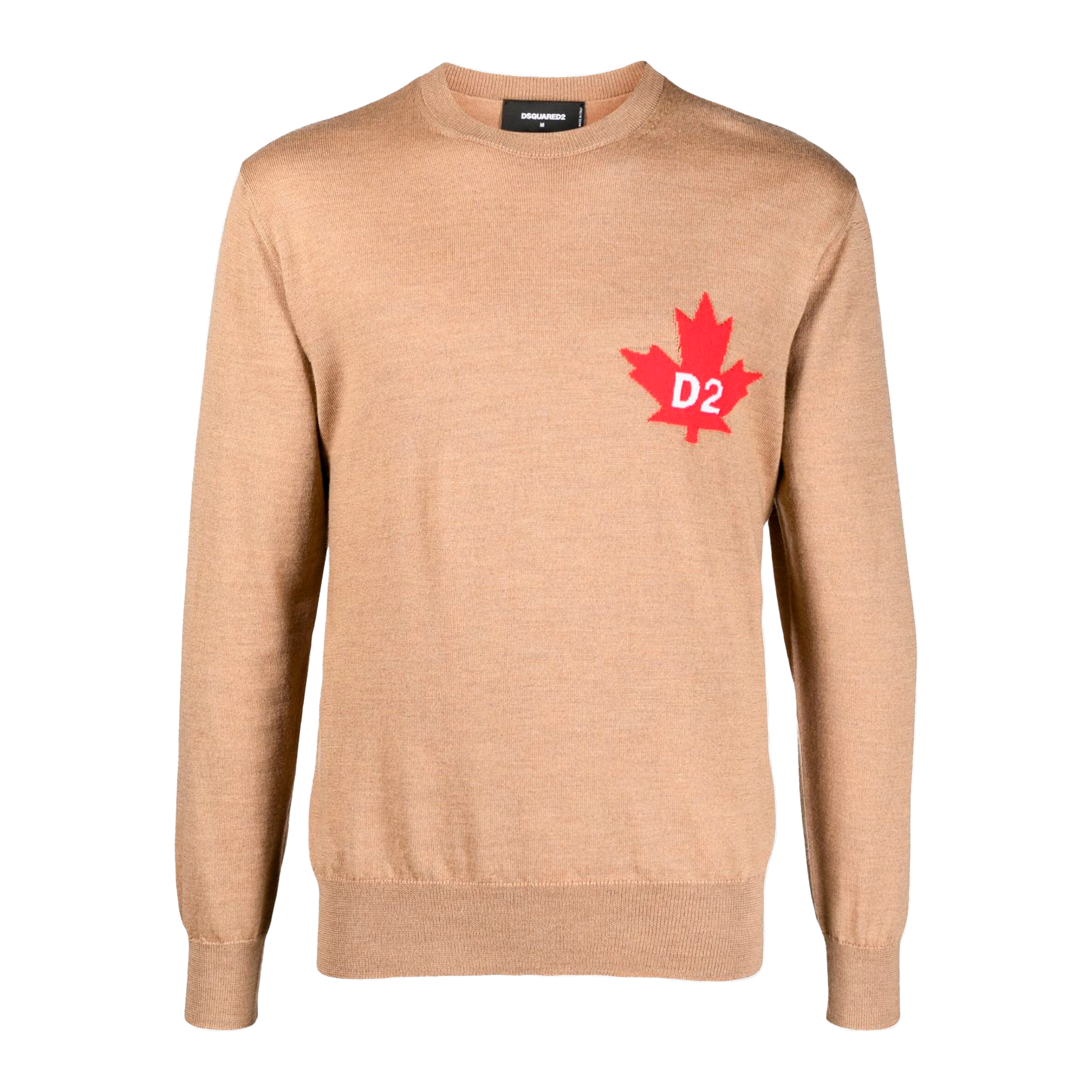 Suéter Beige Dsquared2 D2 Leaf