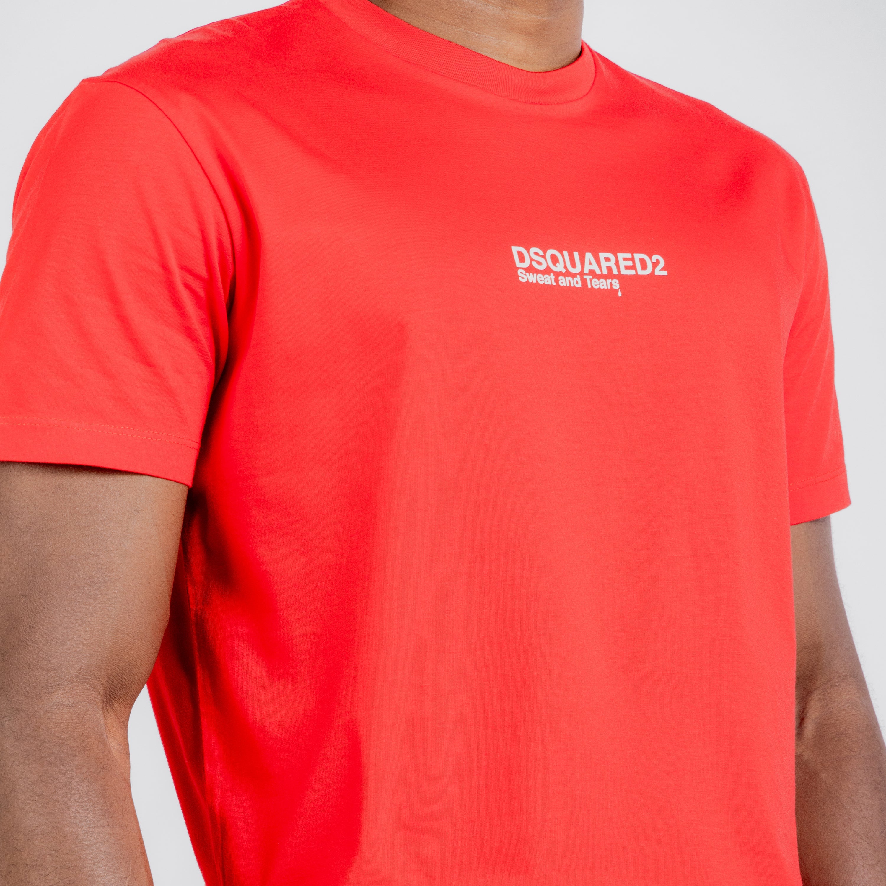 Camiseta Roja Dsquared2 Tears