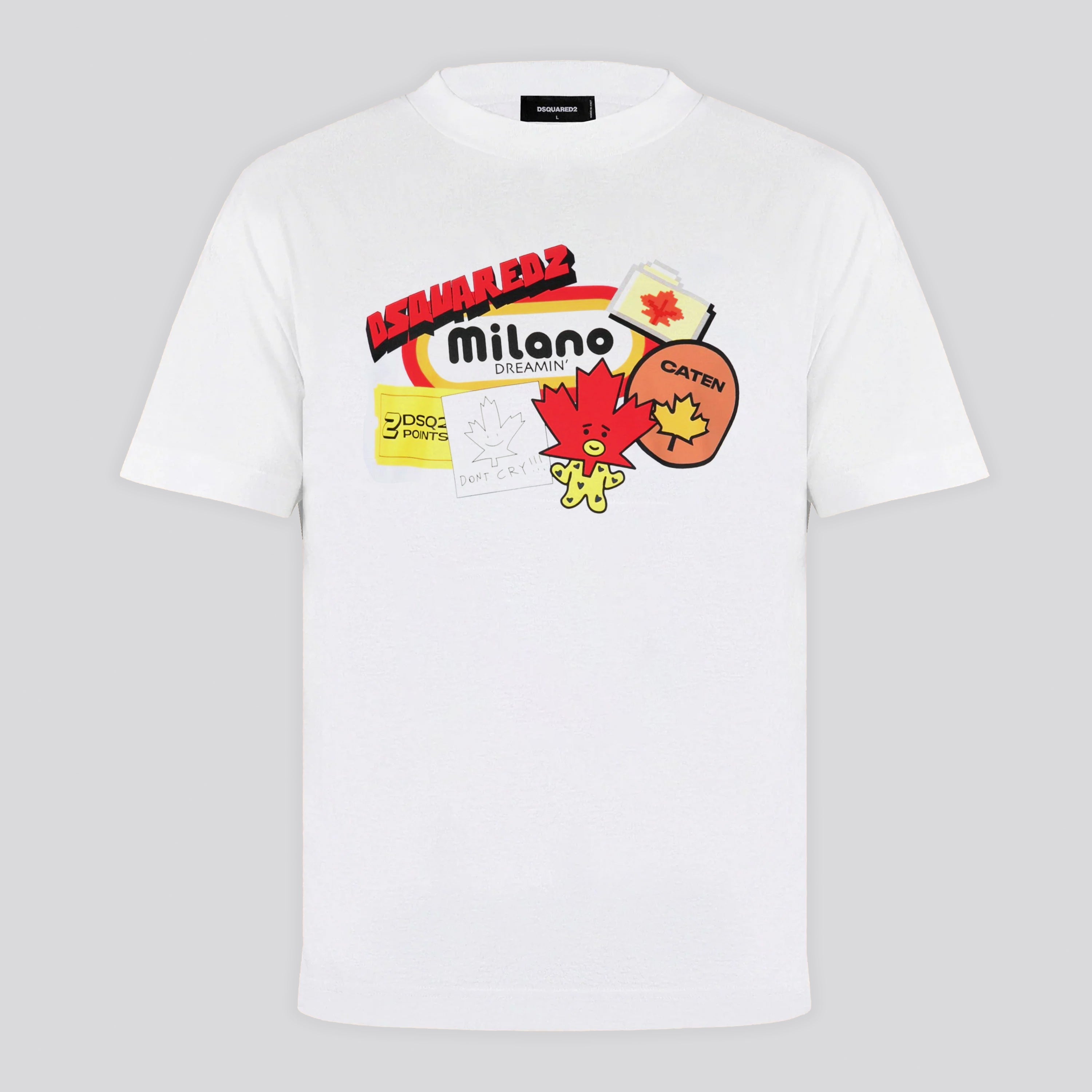 Camiseta Blanca Dsquared2 Milano Dreamin