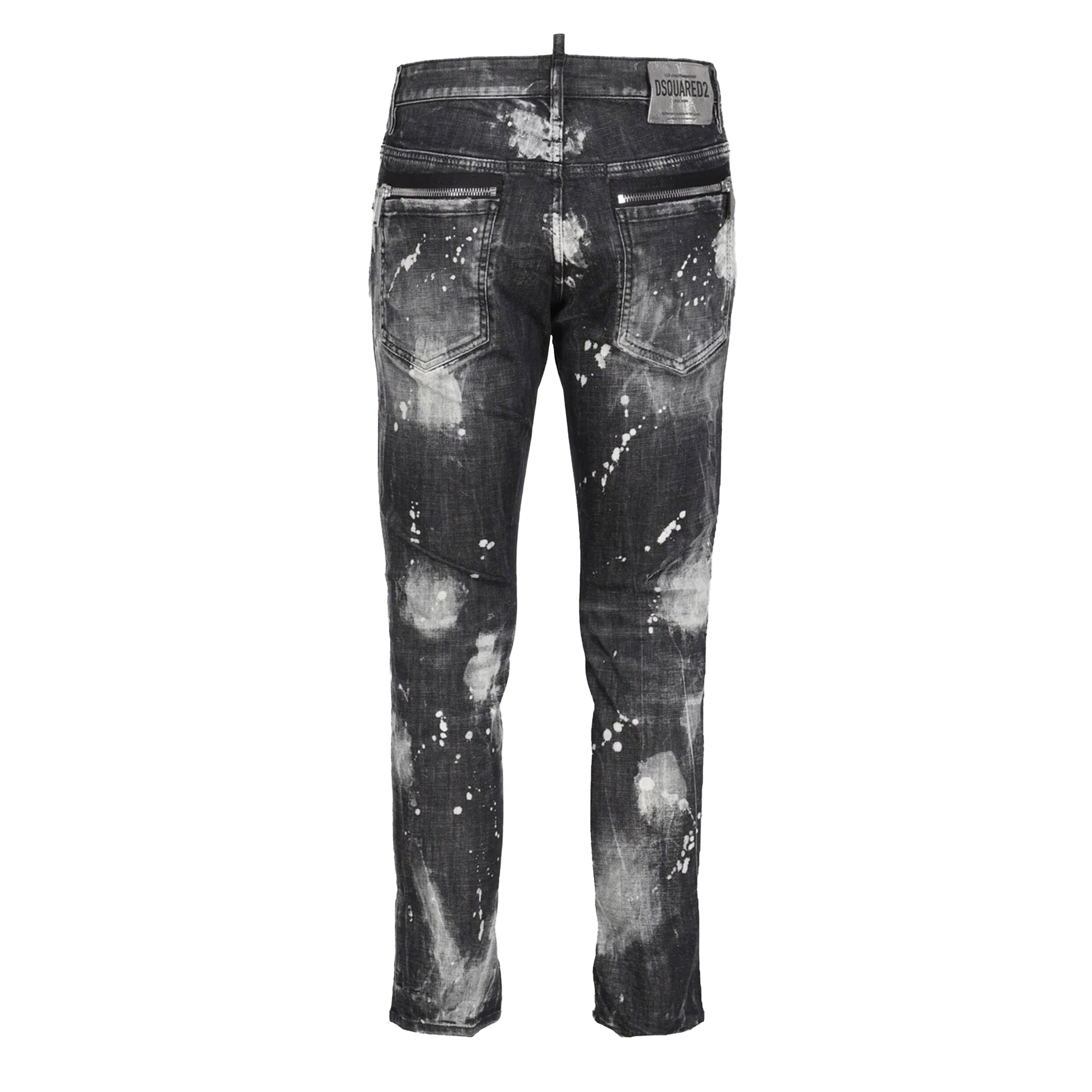 Jeans Negro Dsquared2 Tag Top