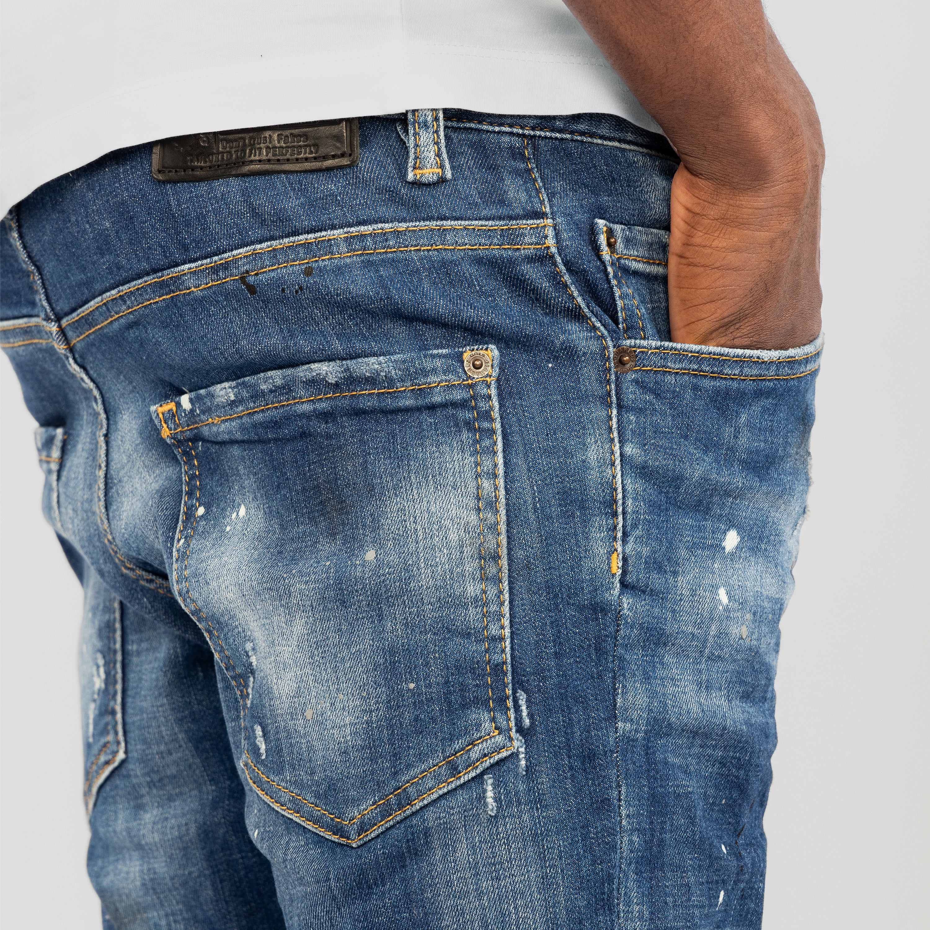 Jeans Denim Dsquared2 Leather Patch