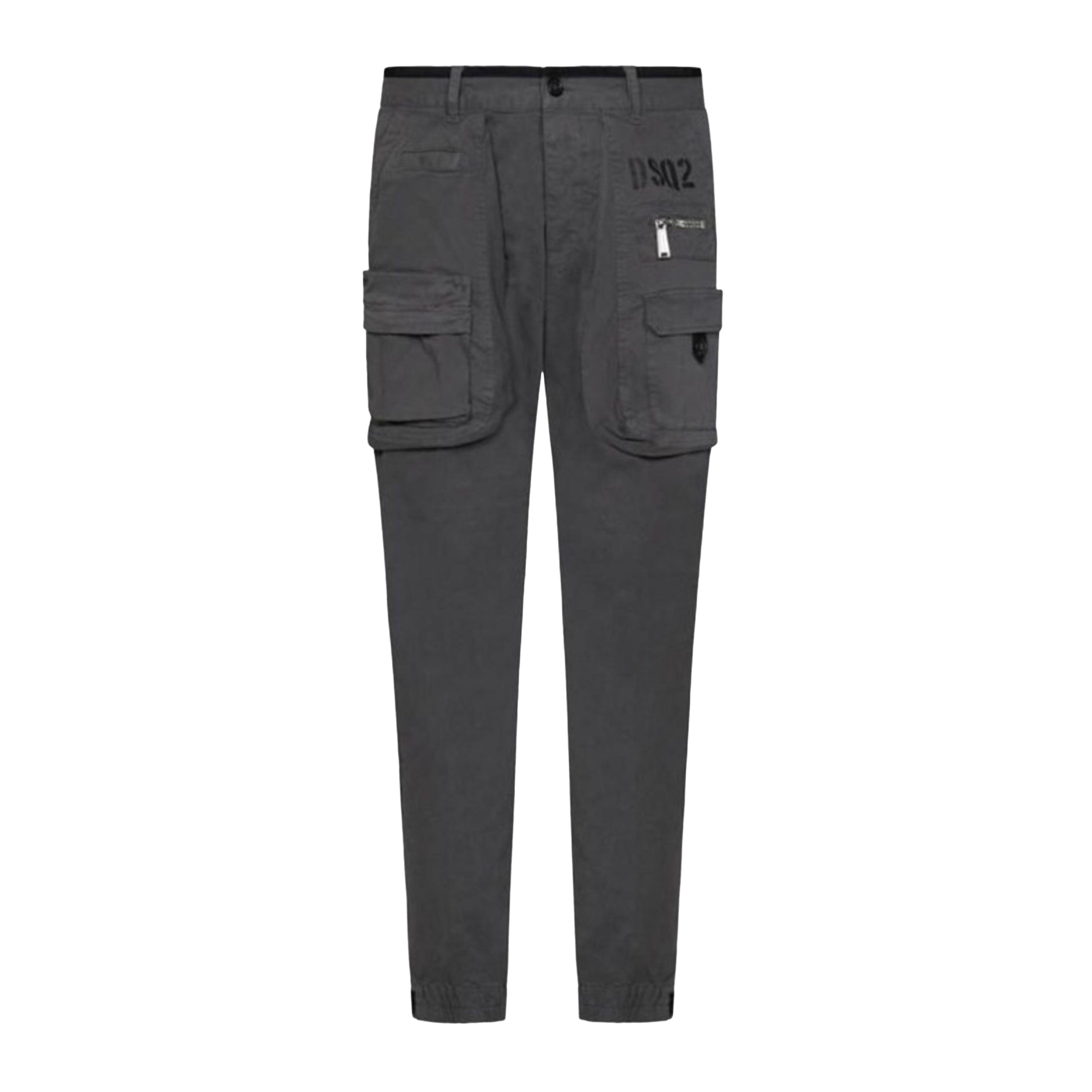 Pantalón Cargo Gris Dsquared2 Multipockets