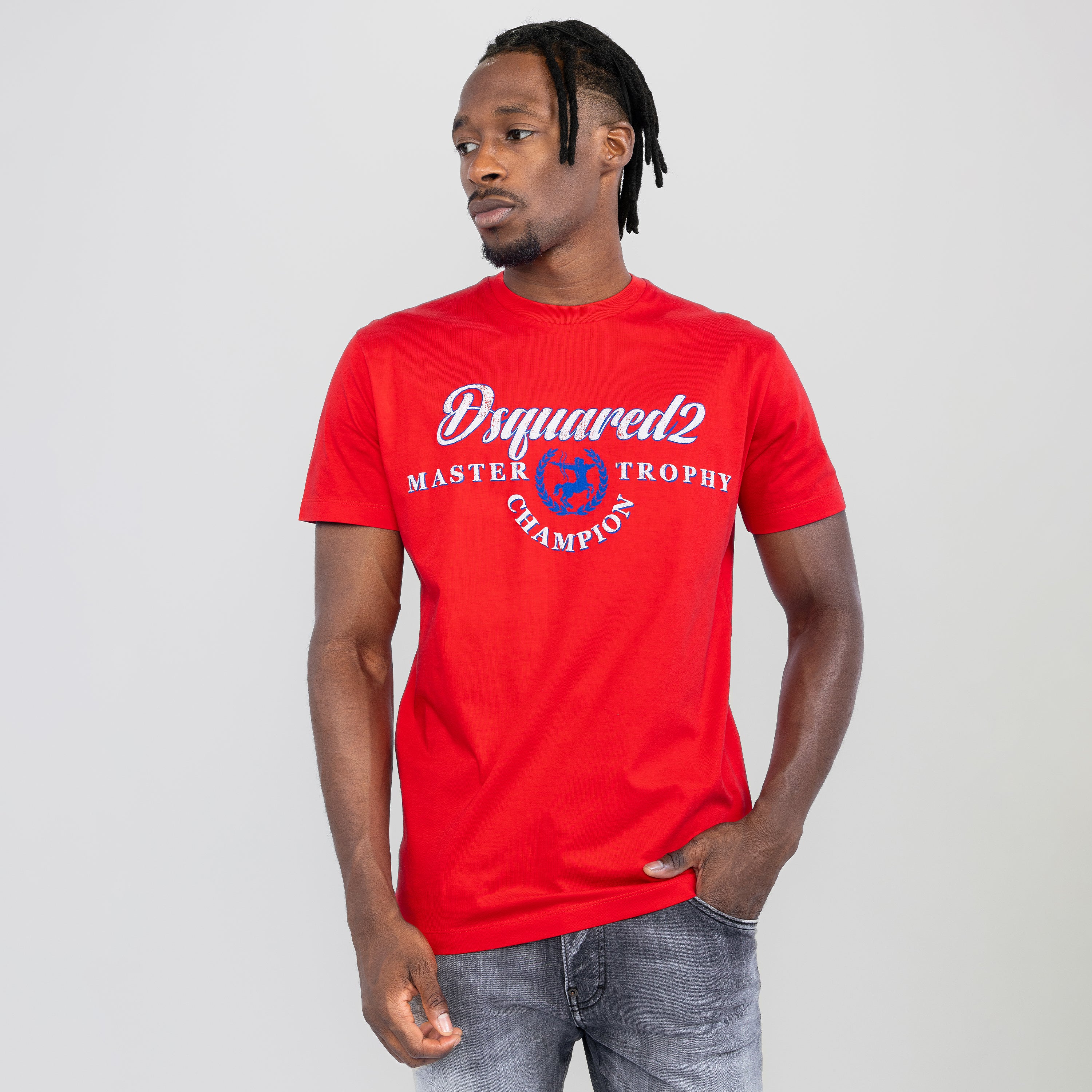 Camiseta Rojo Dsquared2 Master Trophy