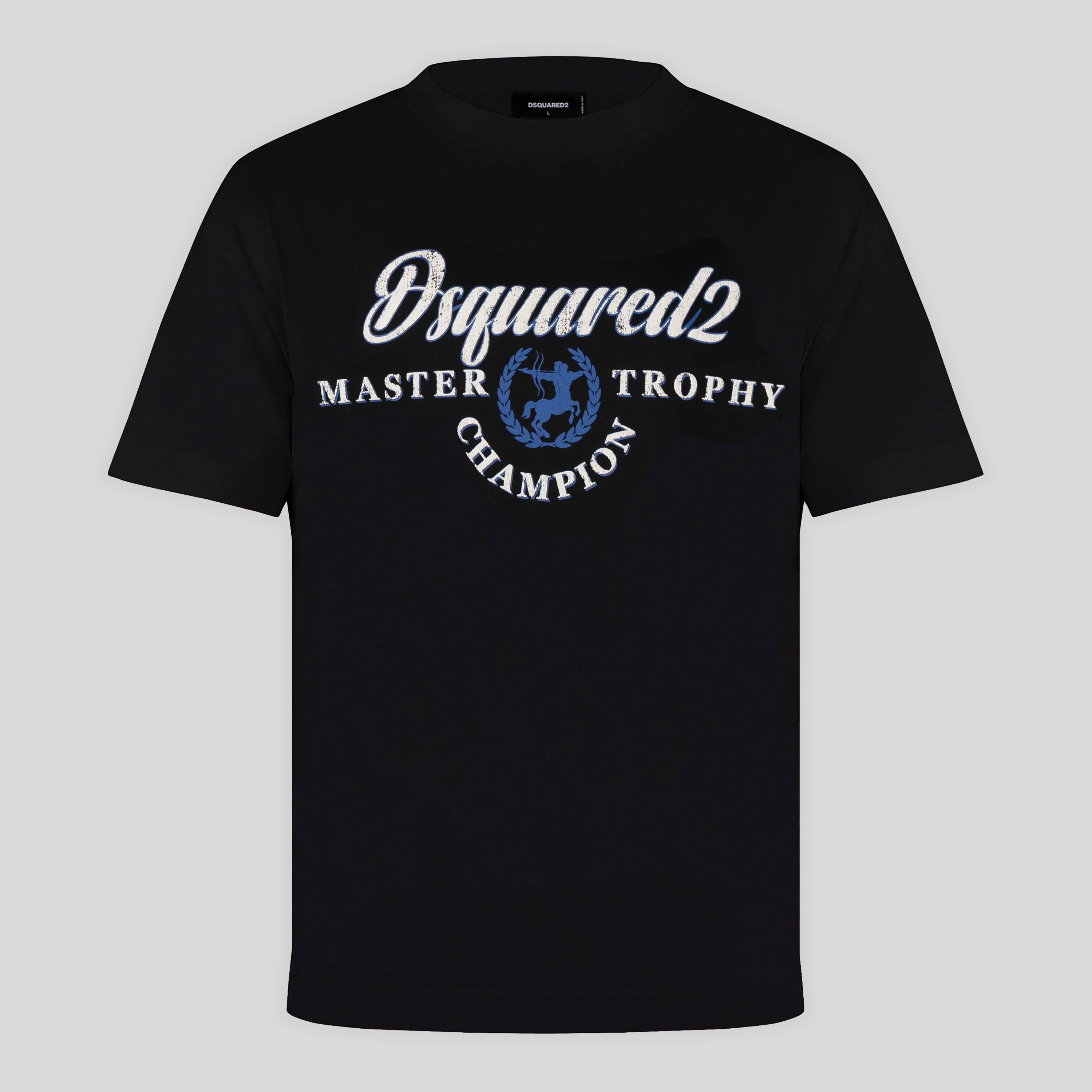 Camiseta Negra Dsquared2 Master Trophy