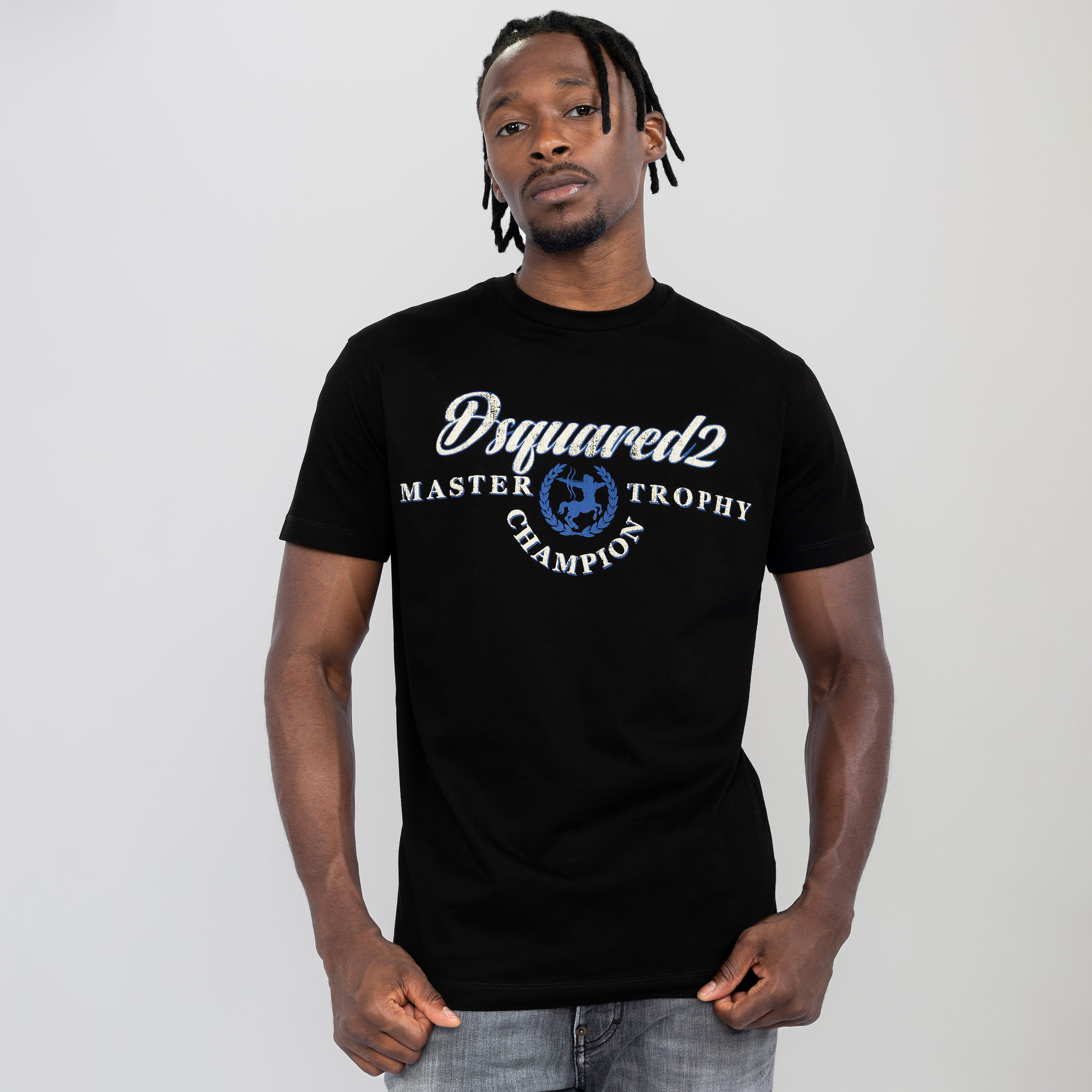 Camiseta Negra Dsquared2 Master Trophy