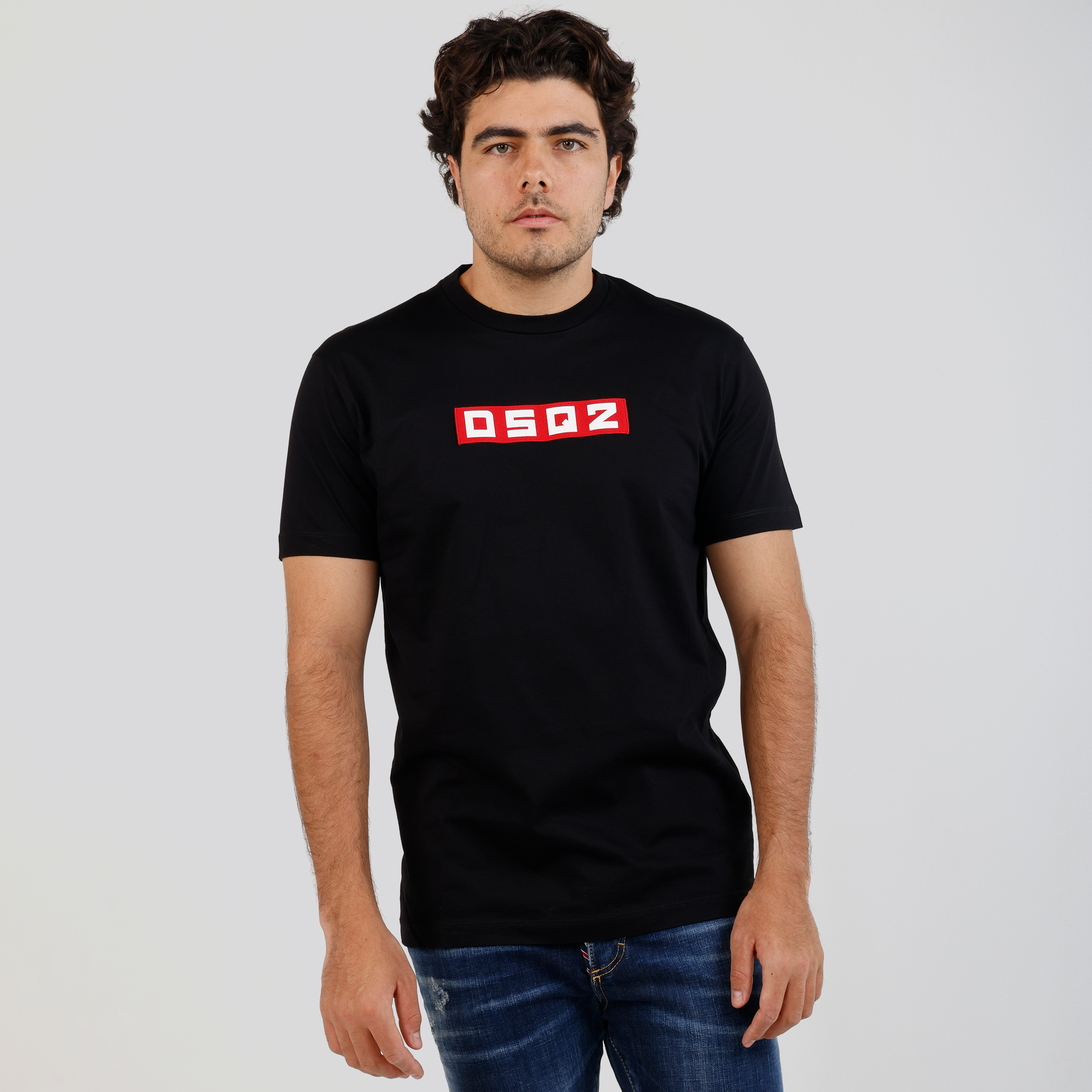 Camiseta Negra Dsquared2 Dsq2 Logo